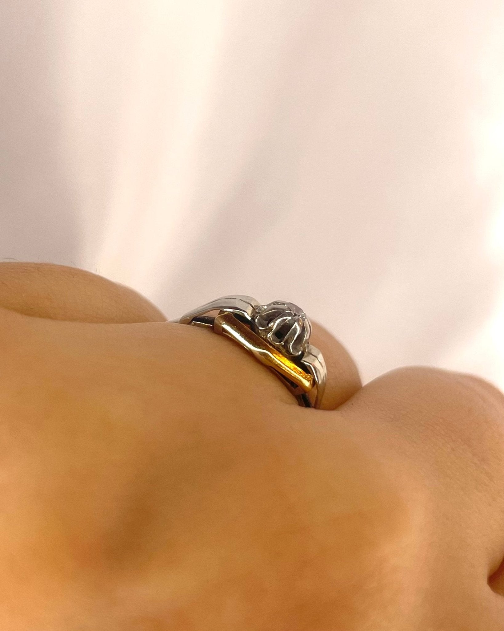 Bague Tank Diamant "Solene" - Elliade Paris