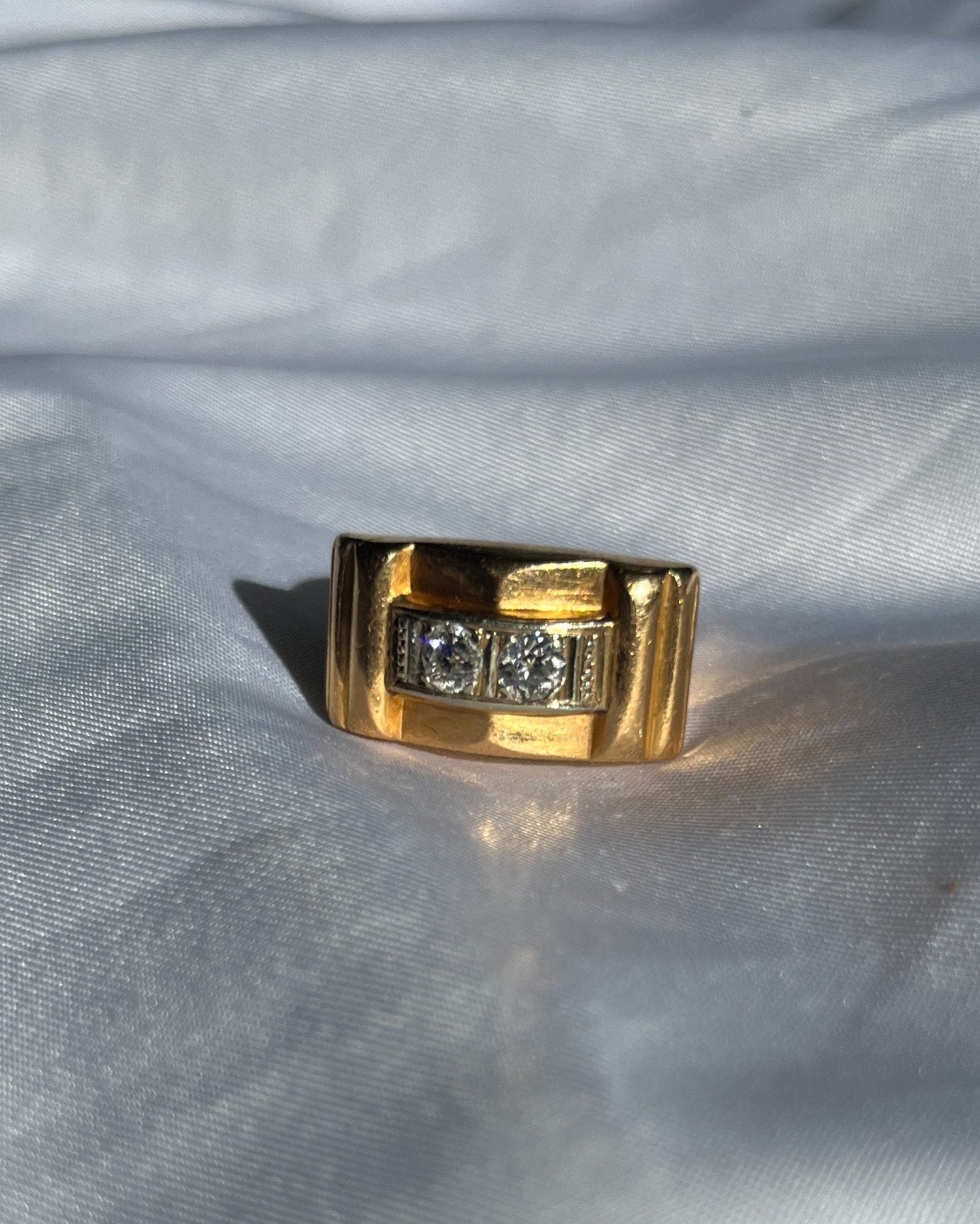 Bague Tank Diamants d&