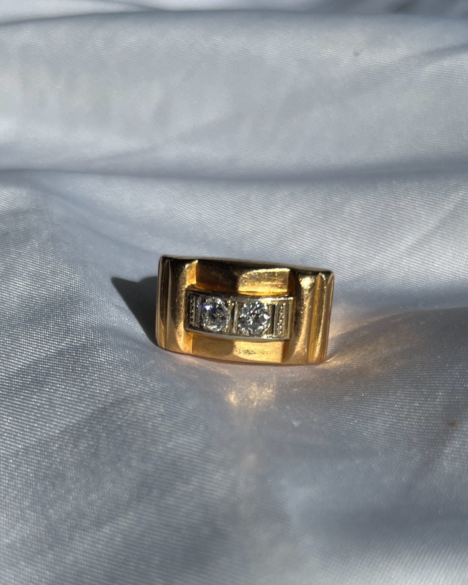 Bague Tank Diamants d&