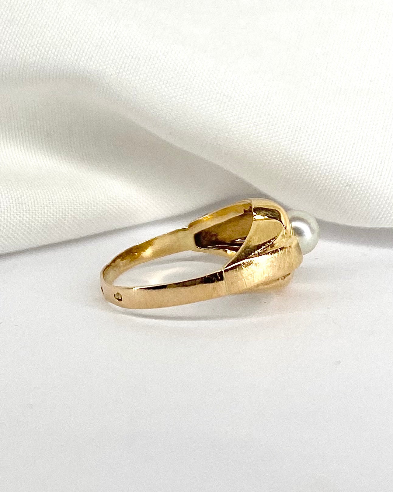 Bague Tank Perle "Rachel" - Elliade Paris