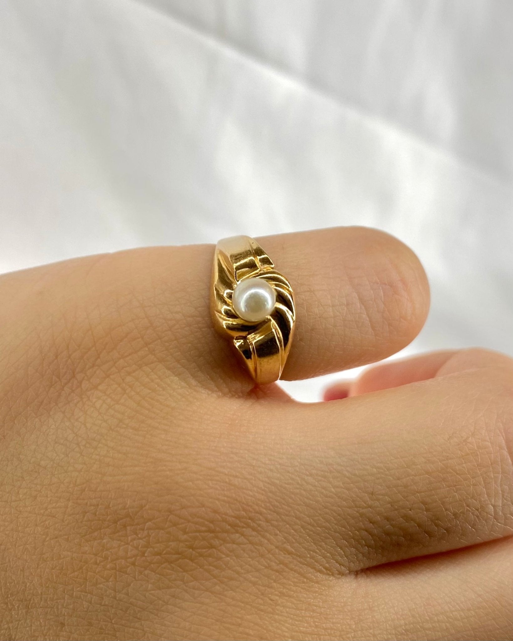 Bague Tank Perle "Rachel" - Elliade Paris