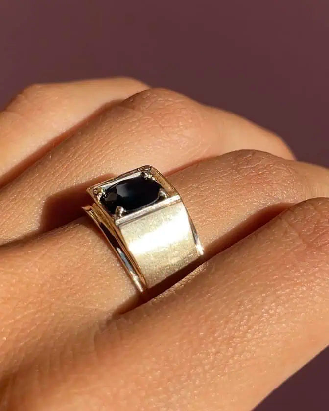 Bague jonc Saphir 1.55 carat "Joan"