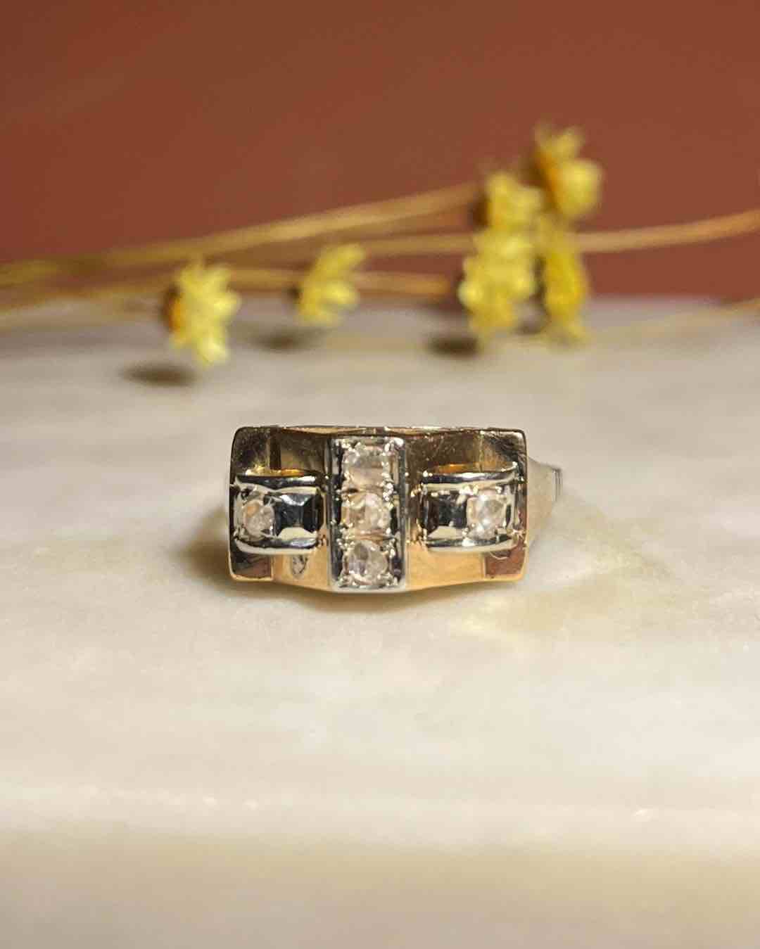 Bague Tank Diamants d&