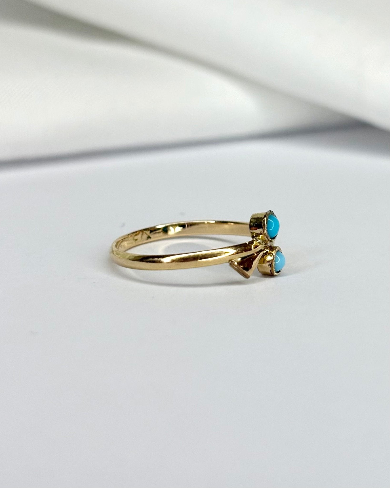 Bague Toi et Moi Turquoises “Lilia” - Elliade Paris