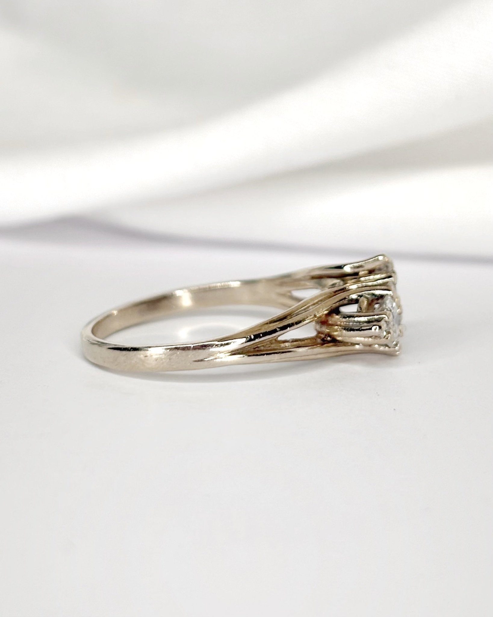 Bague Toi & Moi Diamants 0.66 carat "Alessia" - Elliade Paris