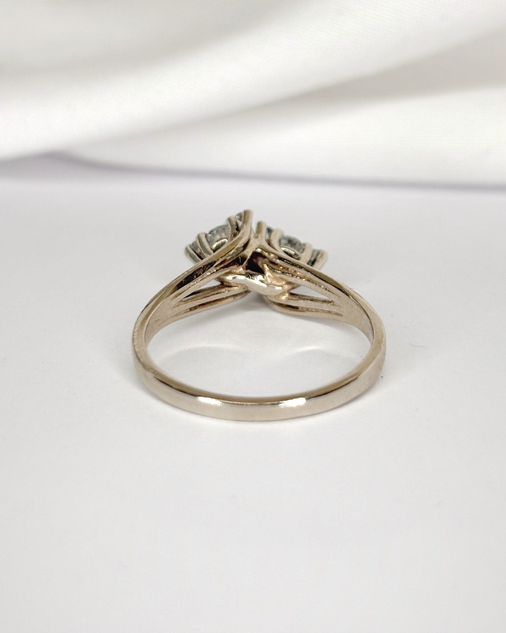 Bague Toi & Moi Diamants 0.66 carat "Alessia" - Elliade Paris