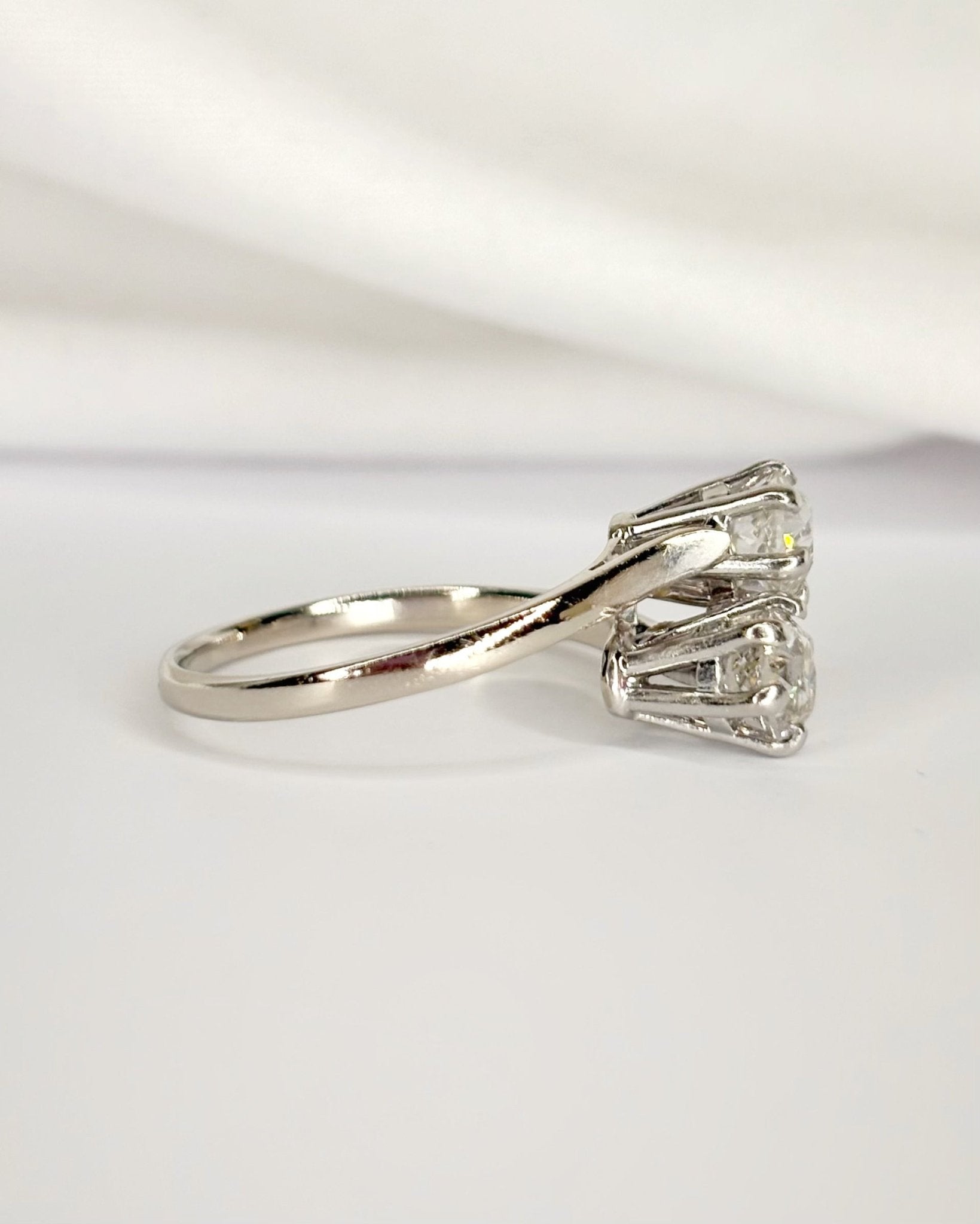 Bague Toi & Moi Diamants 1.16 carat "Livia" - Elliade Paris