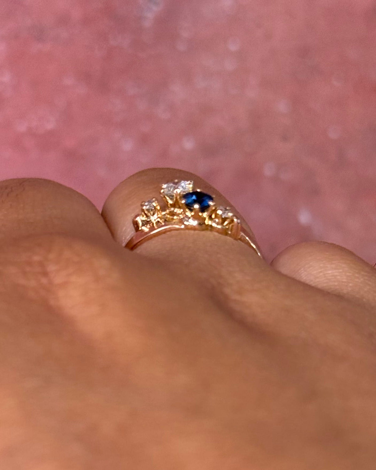 Bague Toi & Moi Saphir & Diamants "Clothilde" - Elliade Paris