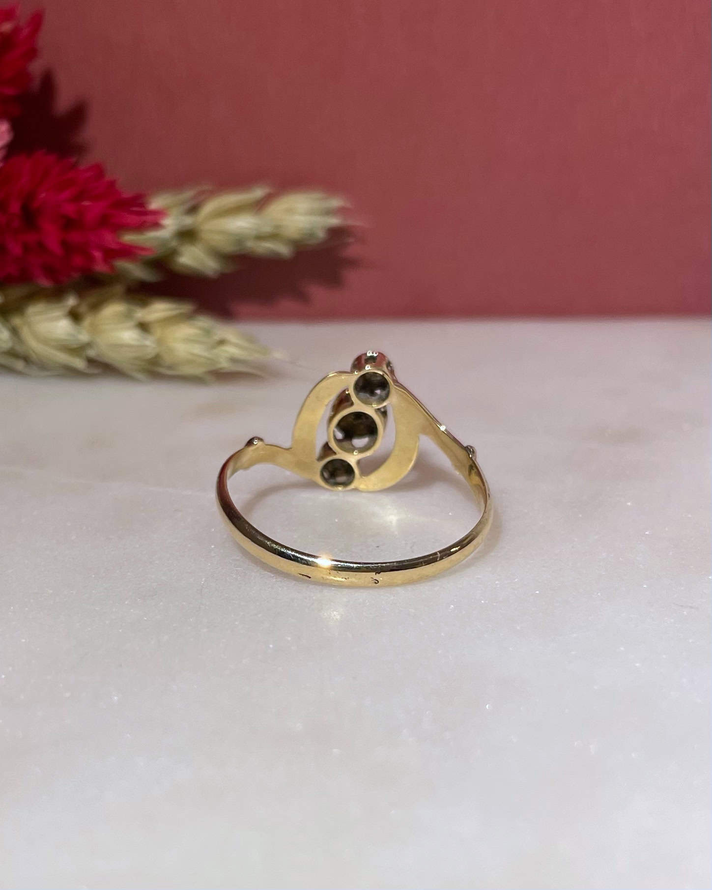 Bague Vintage Art-Déco Diamant "Donna"