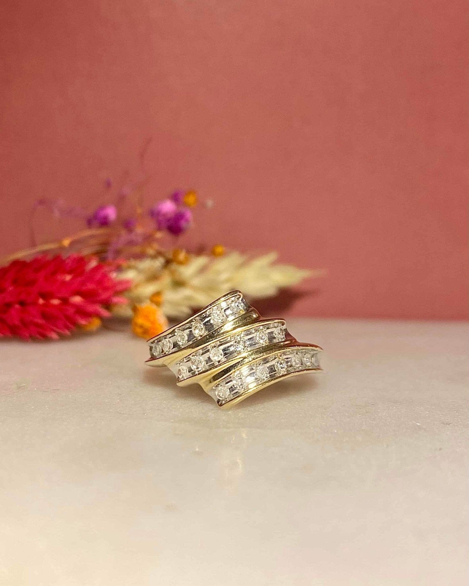 Bague Tourbillon 20 Diamants "Maylis" - Elliade Paris