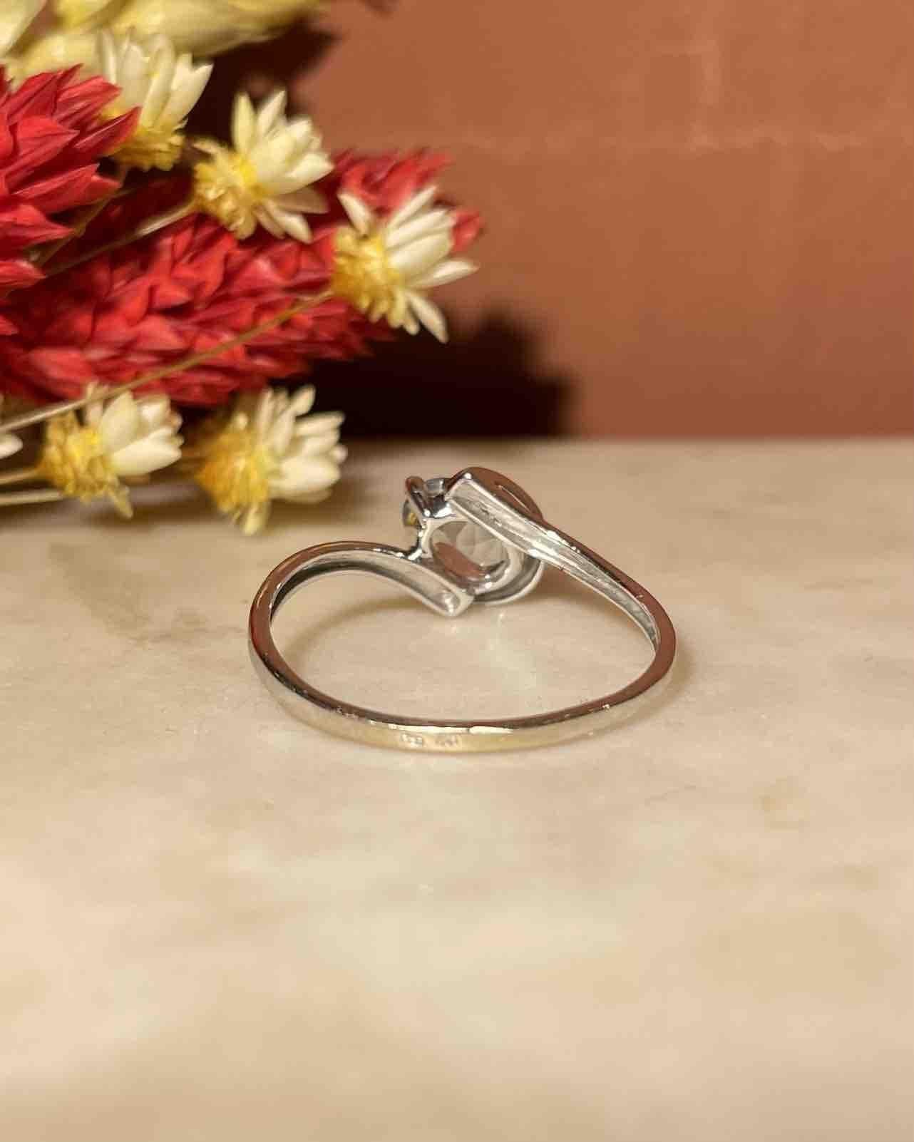 Bague Tourbillon Aigue - Marine "Morgan" - Elliade Paris