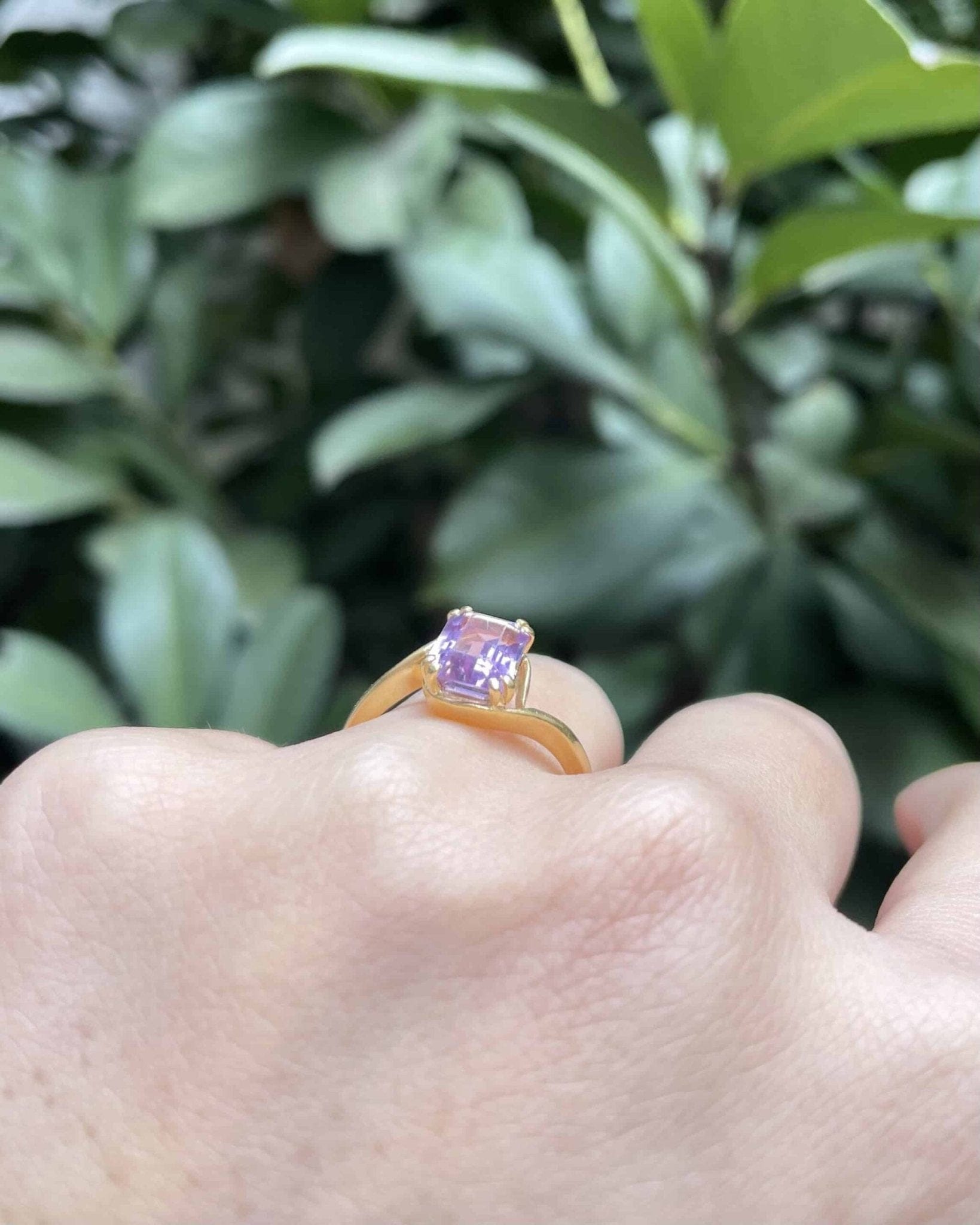 Bague Tourbillon Améthyste 1.50 carat "Martha" - Elliade Paris