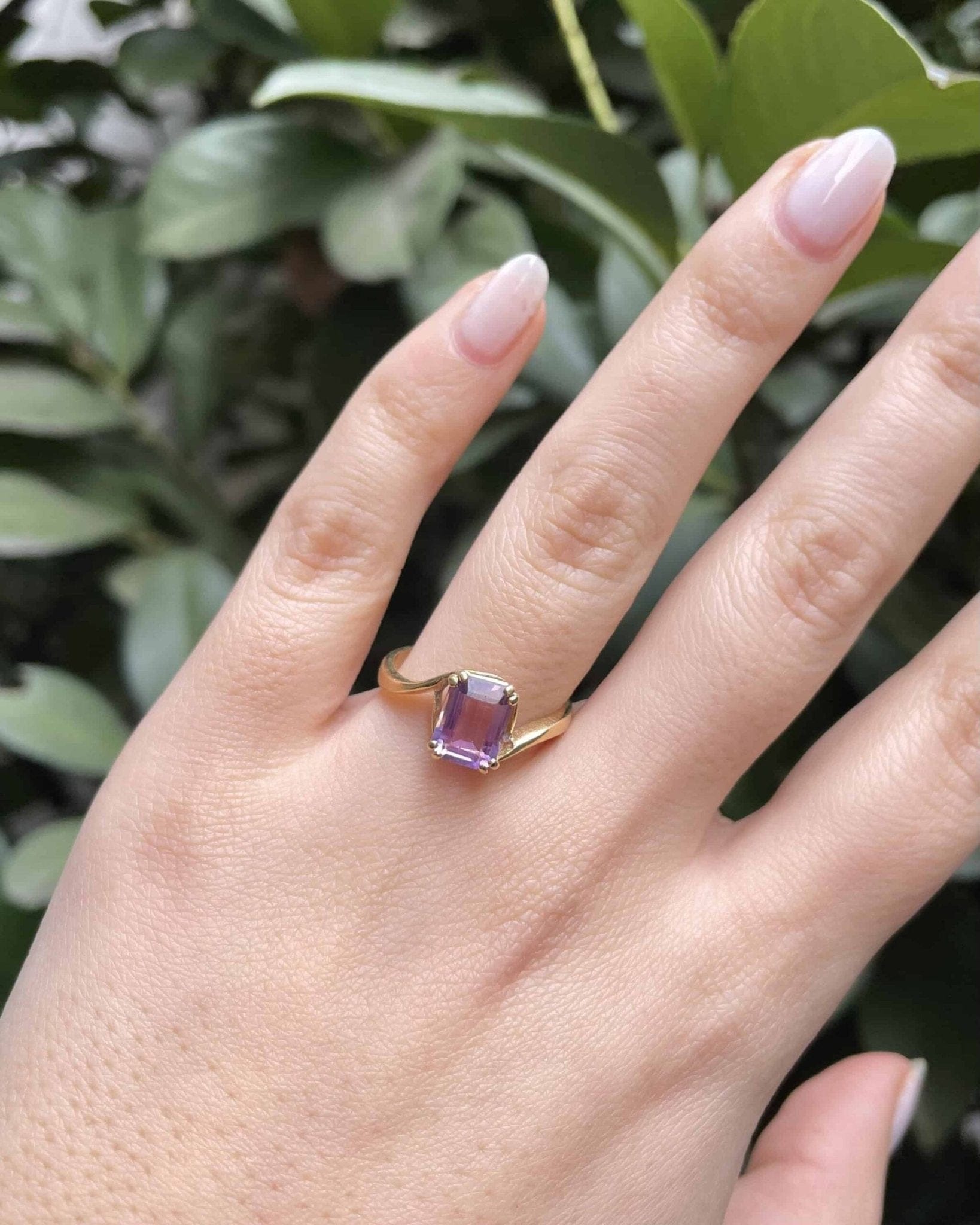 Bague Tourbillon Améthyste 1.50 carat "Martha" - Elliade Paris