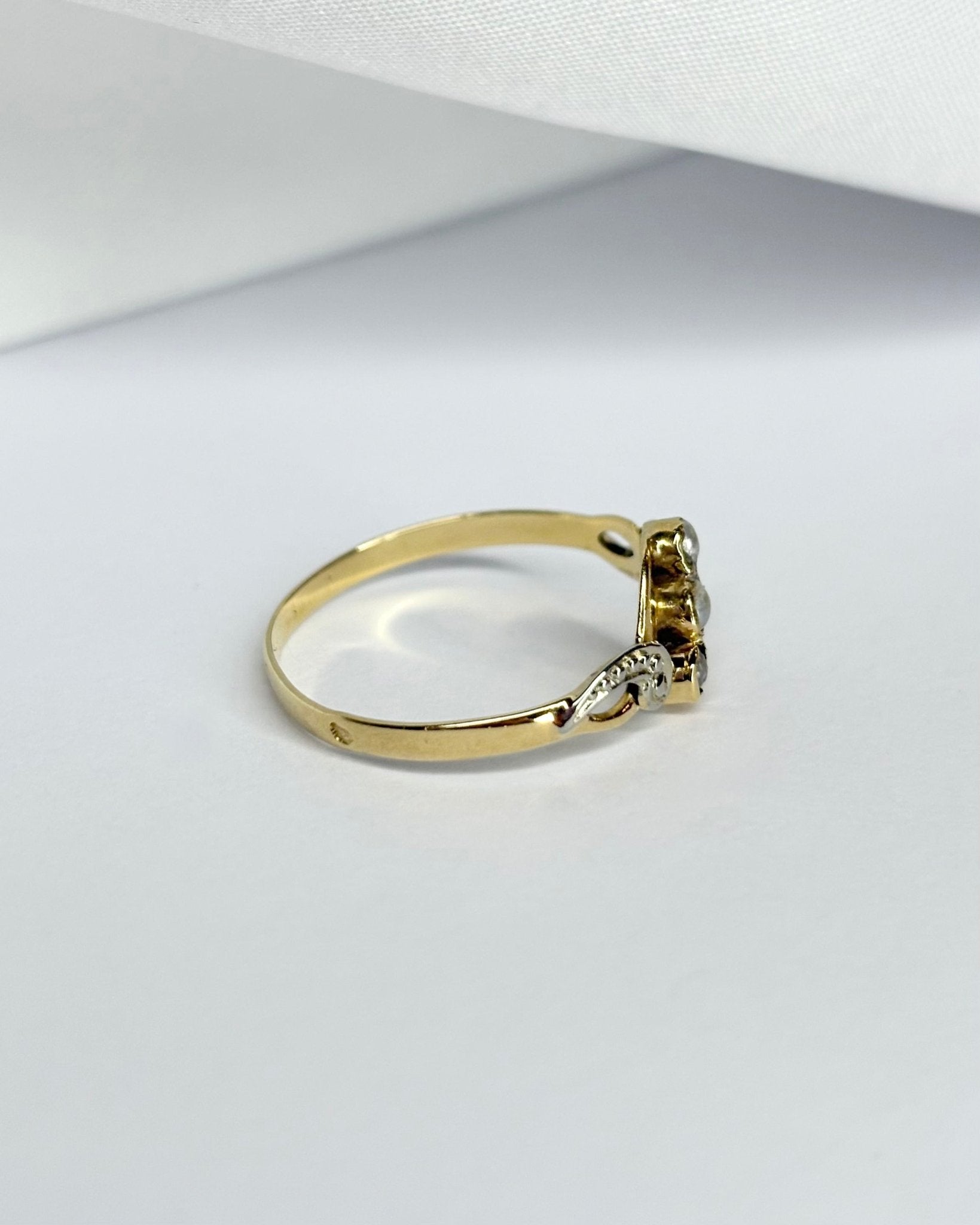 Bague Tourbillon Art Nouveau Perles "Mélissande" - Elliade Paris