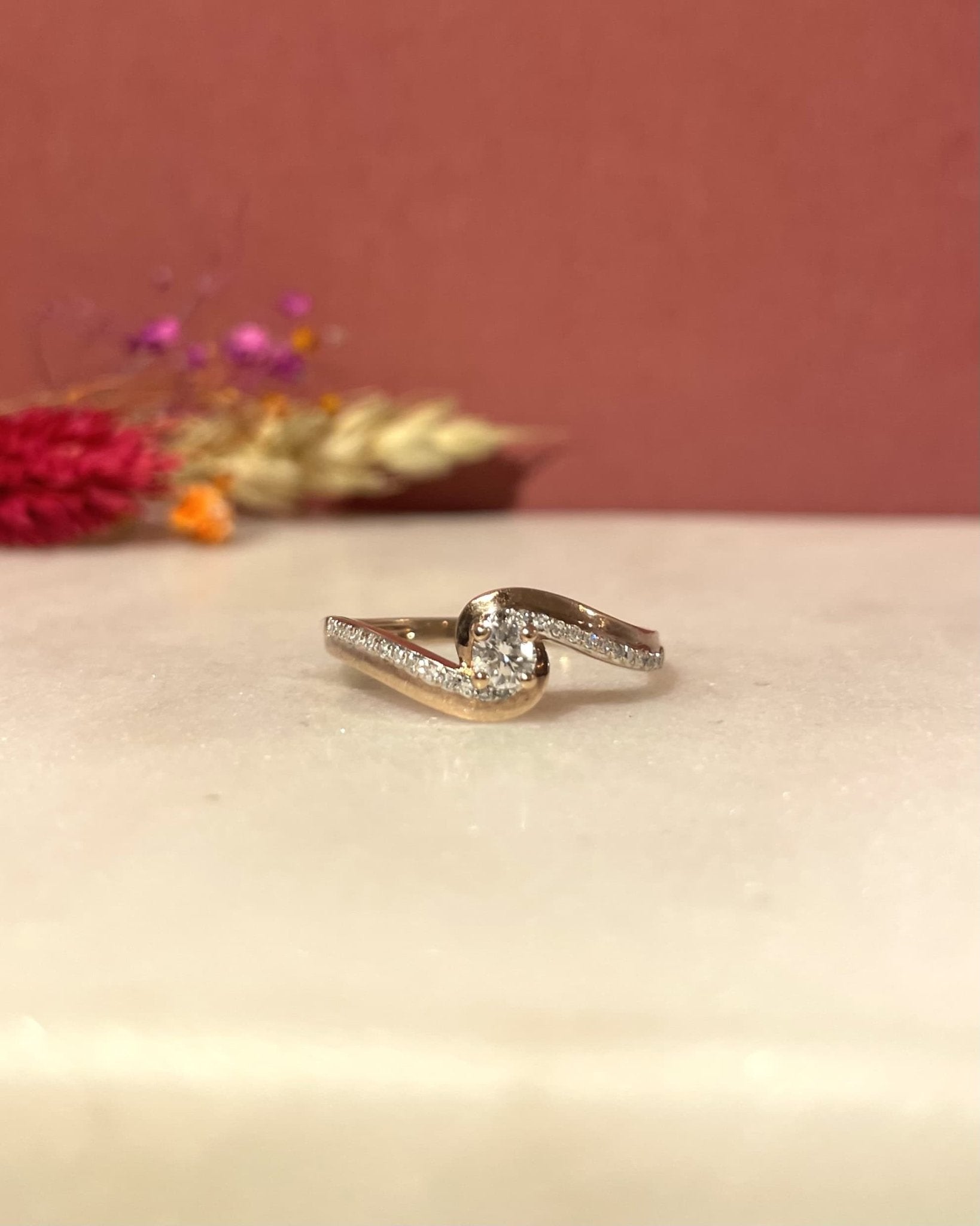Bague Tourbillon Diamants "Zaryna" - Elliade Paris