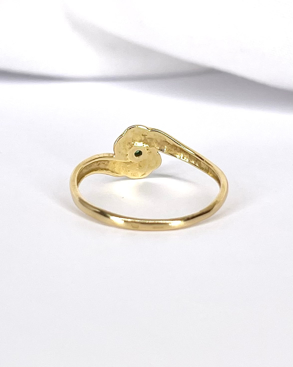 Bague Tourbillon Émeraude "Iseult" - Elliade Paris