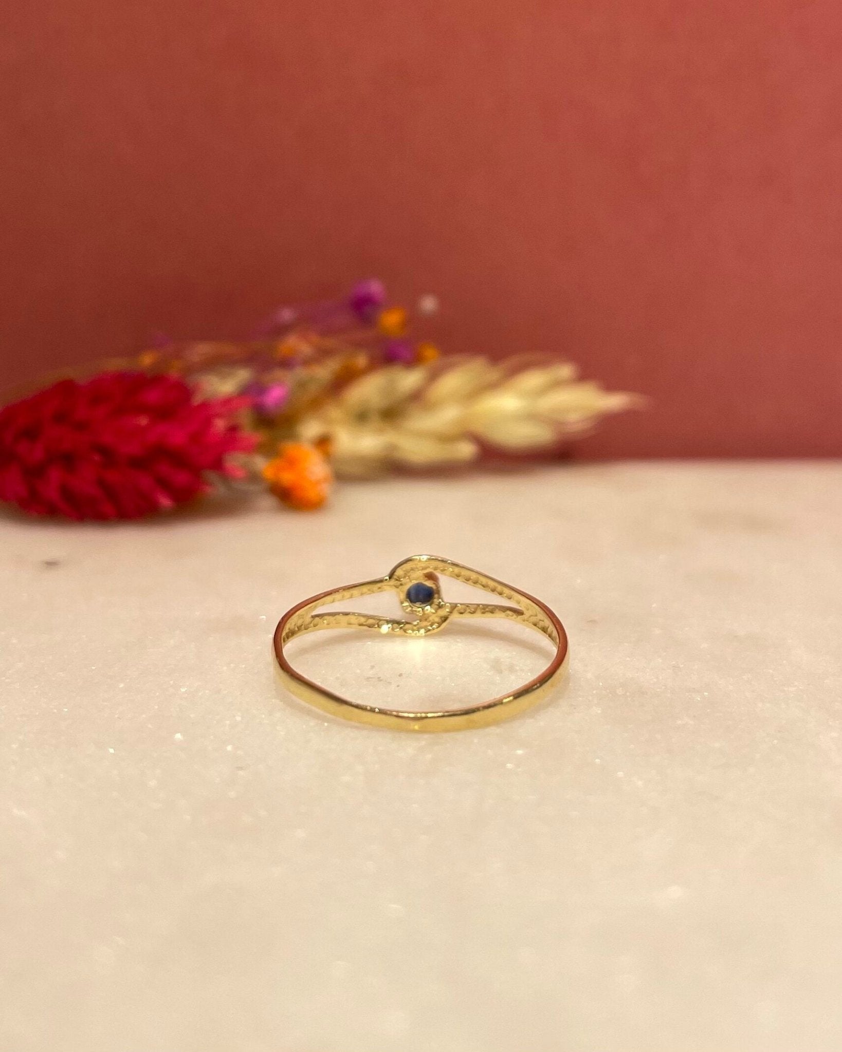 Bague Tourbillon Saphir "Élya" - Elliade Paris