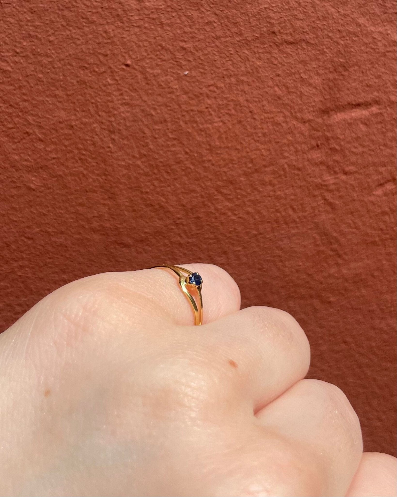 Bague Tourbillon Saphir "Élya" - Elliade Paris
