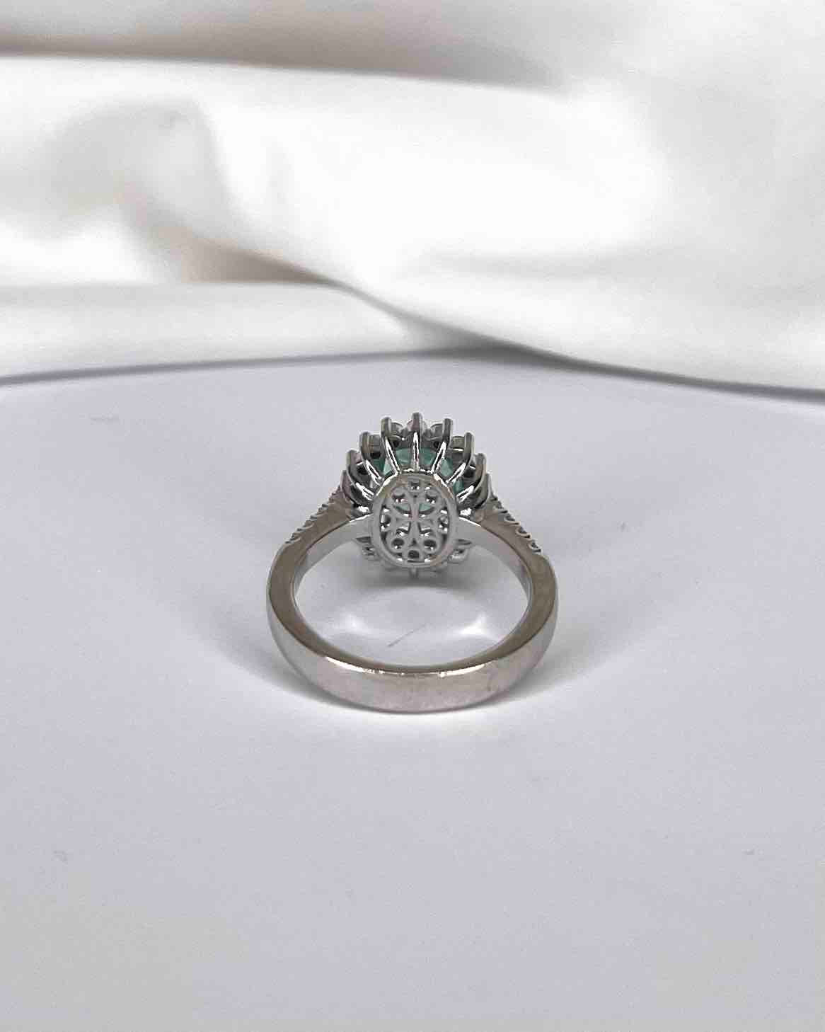 Bague Tourmaline 1.80 carat & Diamants 0.56 carat "Sasha" - Elliade Paris