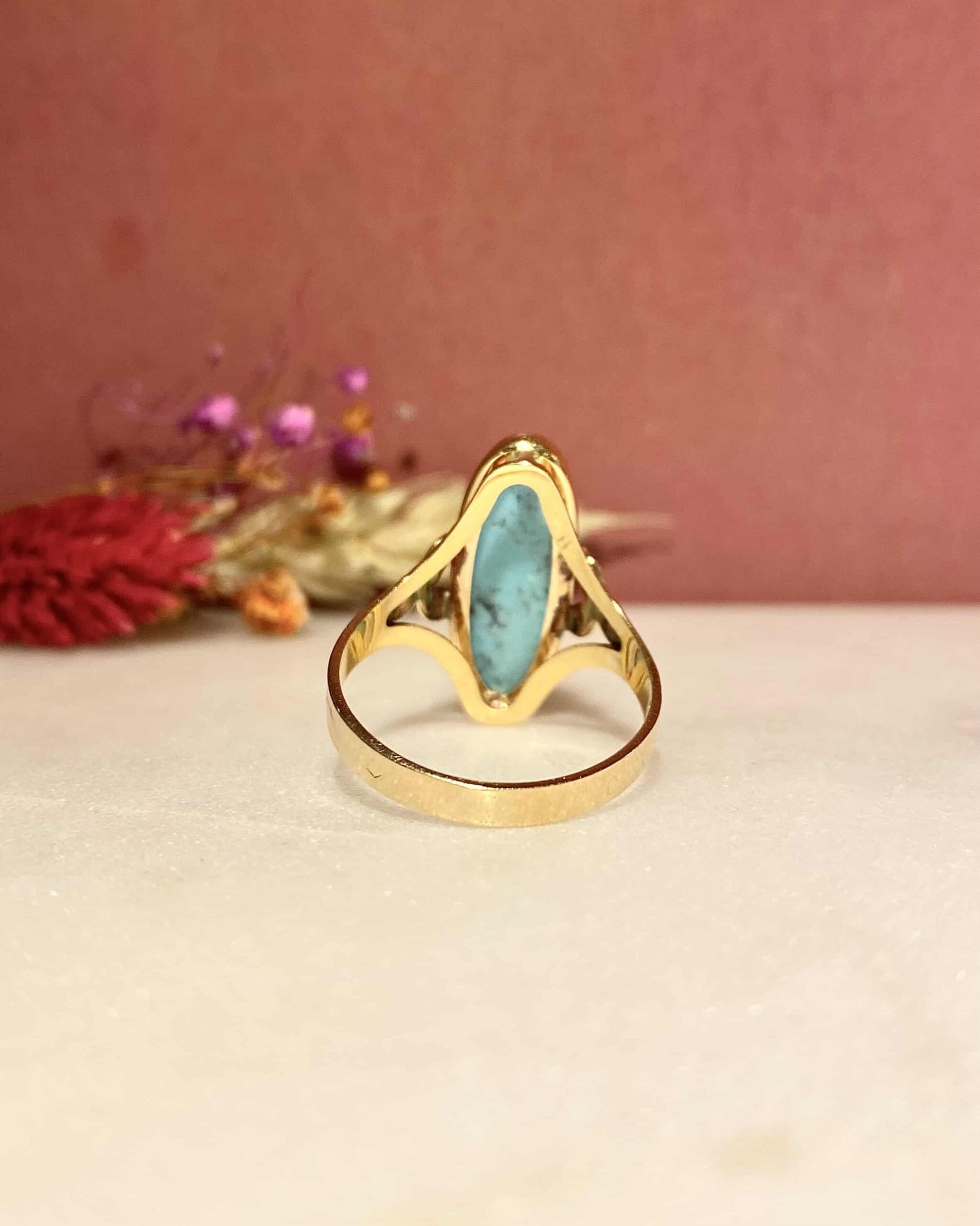 Turquoise Cocktail Ring 4.30 carats “Noor”