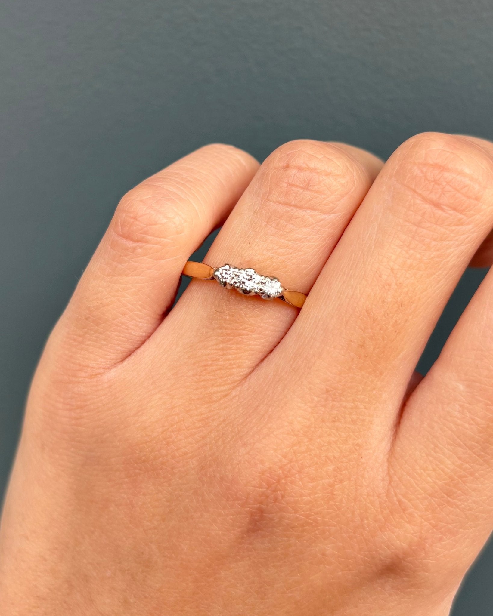 Bague Trilogie 3 Diamants "Enoha" - Elliade Paris