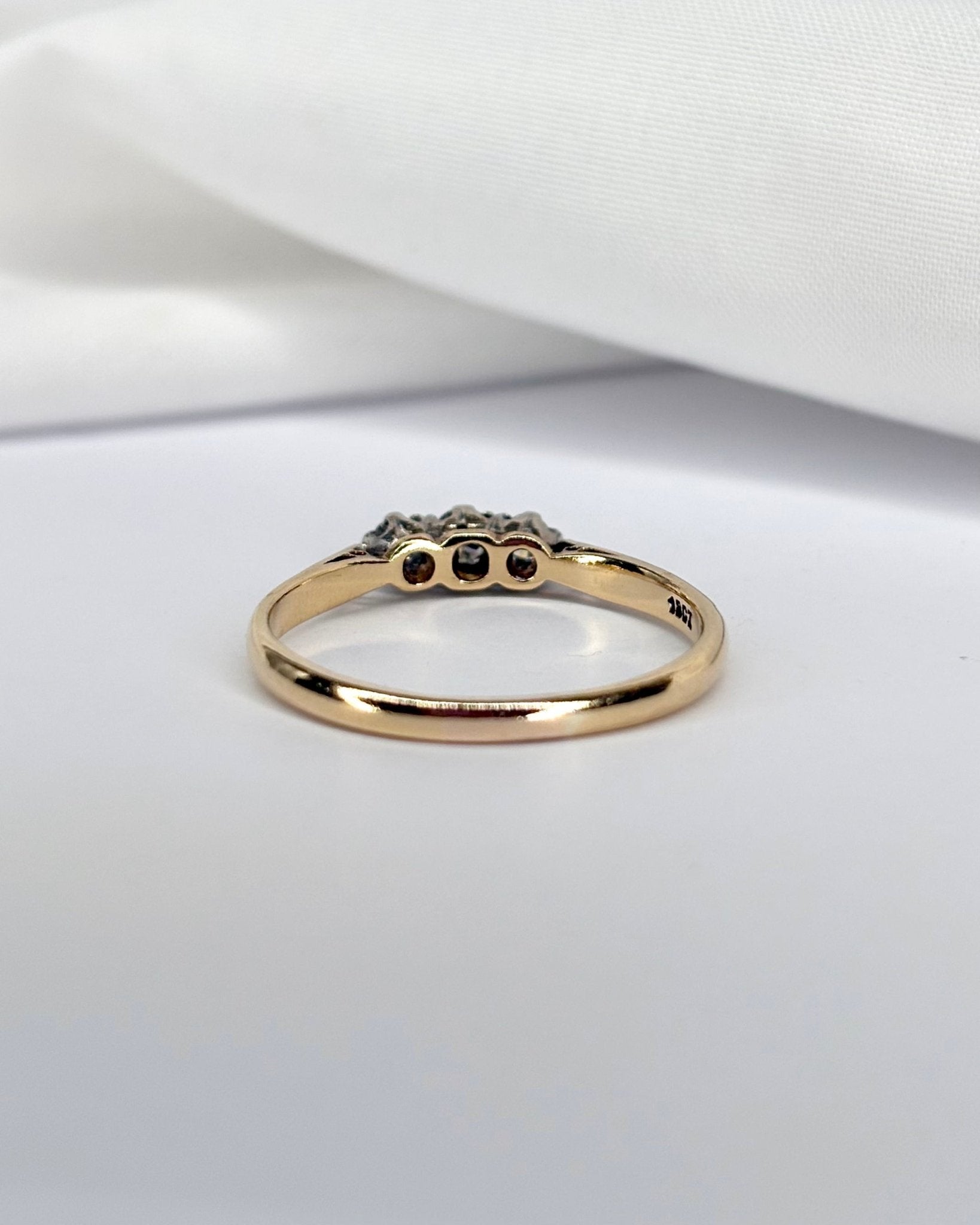 Bague Trilogie 3 Diamants "Enoha" - Elliade Paris