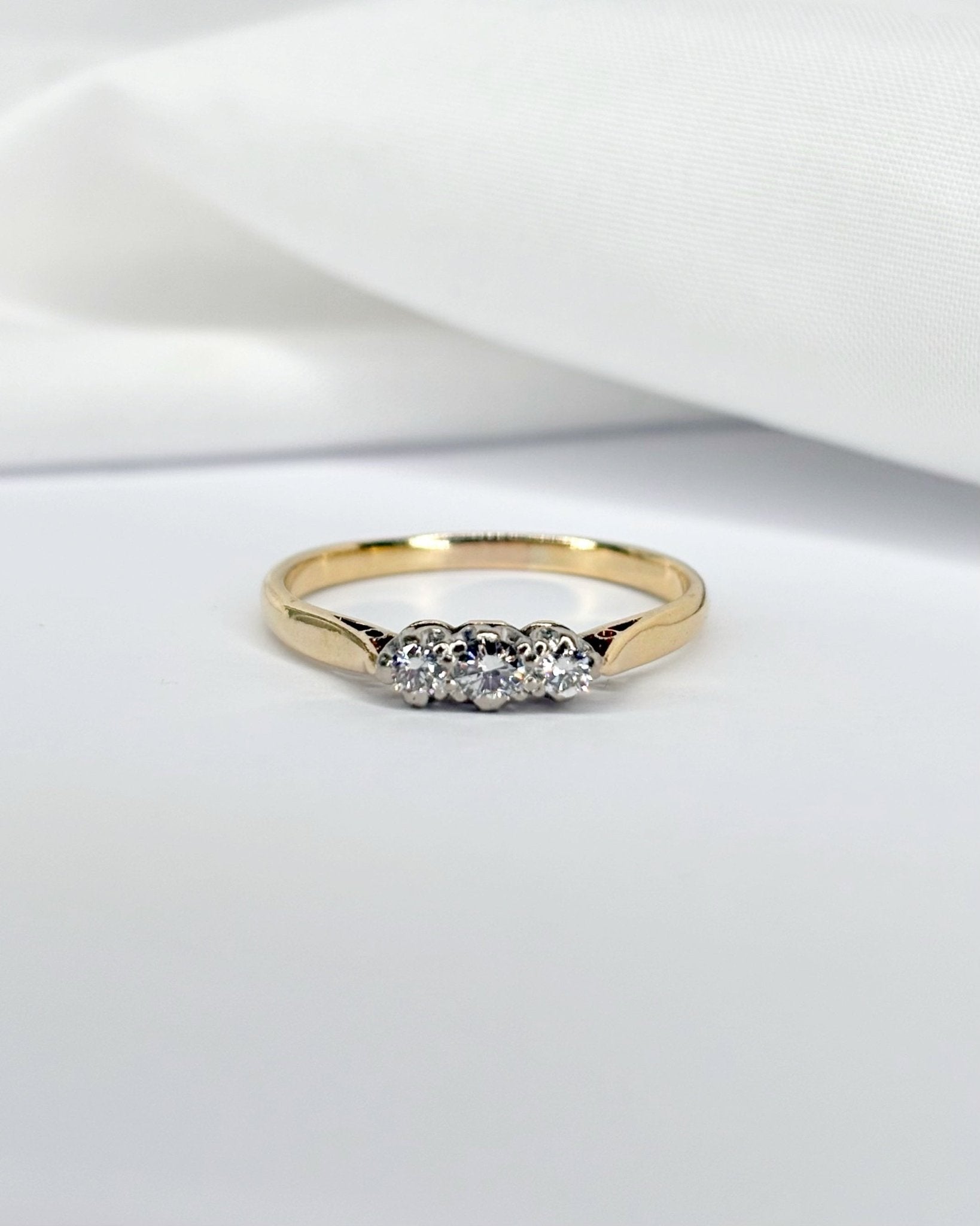 Bague Trilogie 3 Diamants "Enoha" - Elliade Paris