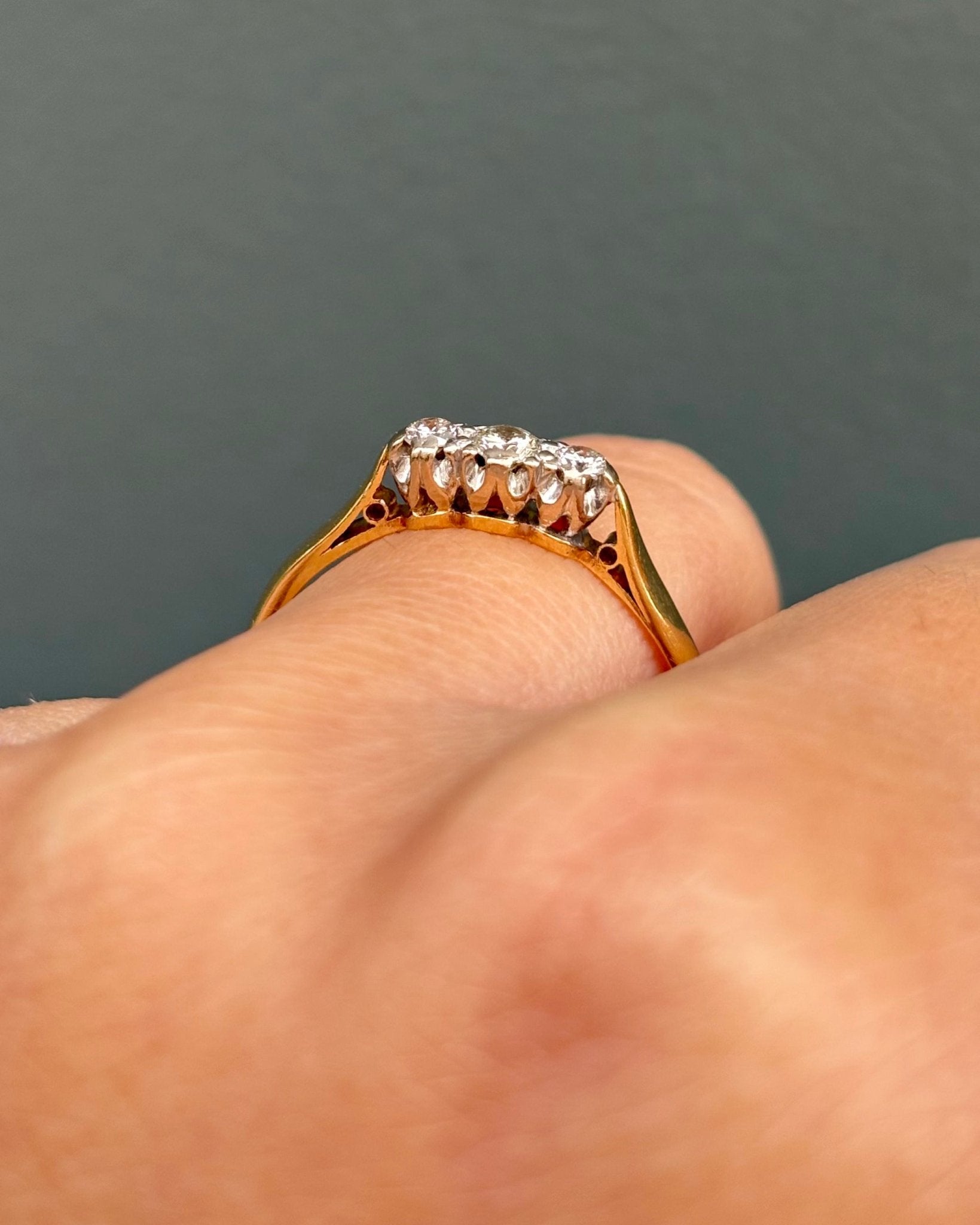 Bague Trilogie 3 Diamants "Enoha" - Elliade Paris