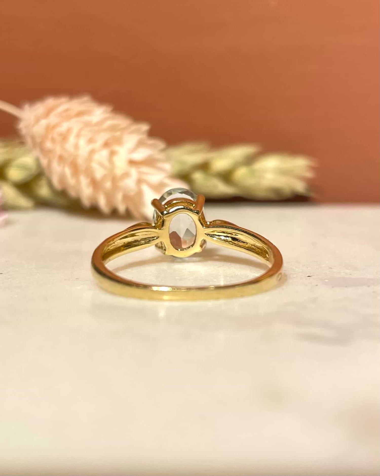 Bague Trilogie Aigue-Marine 1 carat & Diamants "Aurianne"