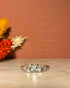 Bague Trilogie Aigues - marines & Diamants "Saylor" - Elliade Paris