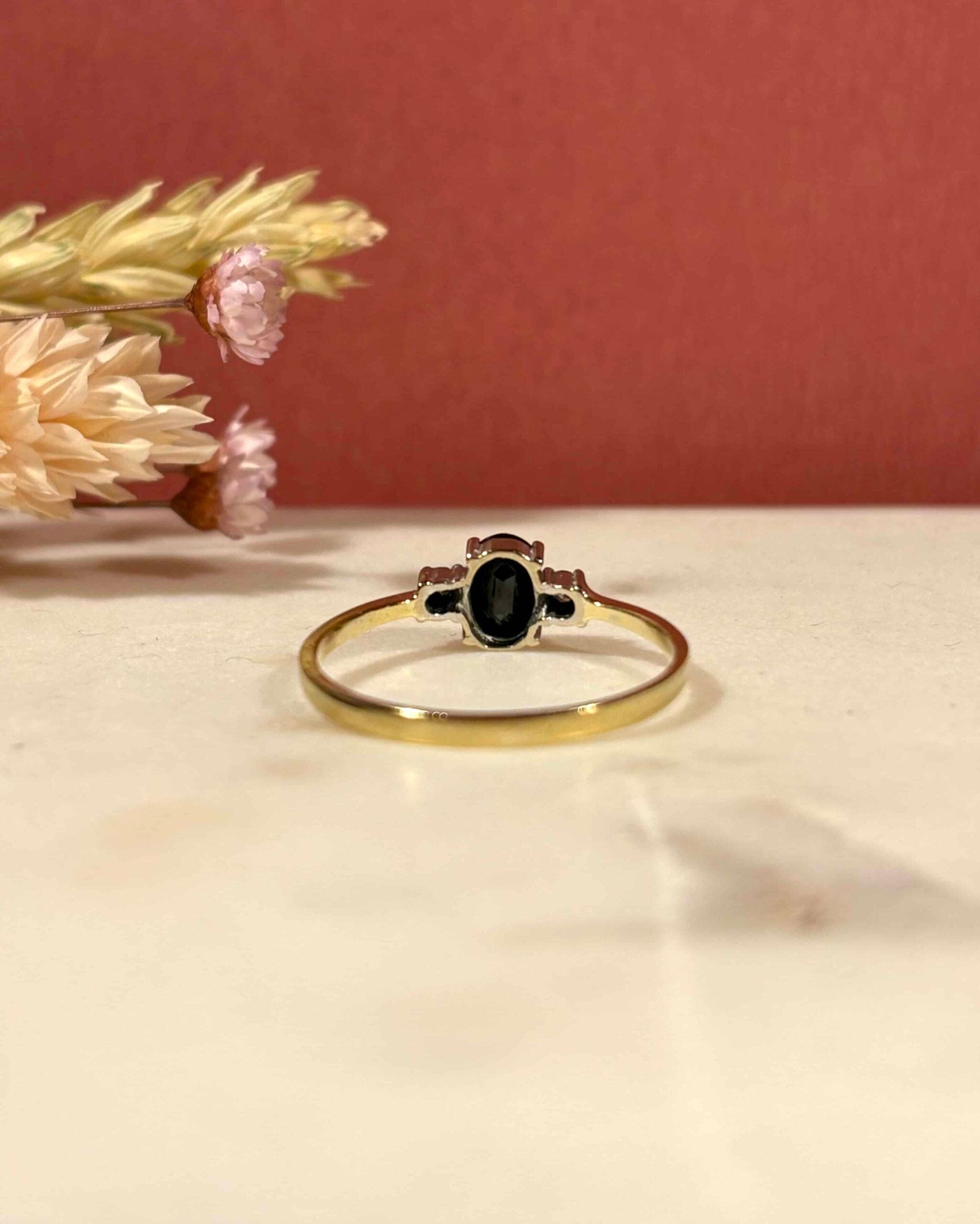 Bague Trilogie Saphir & Diamants "Zayna" - Elliade Paris