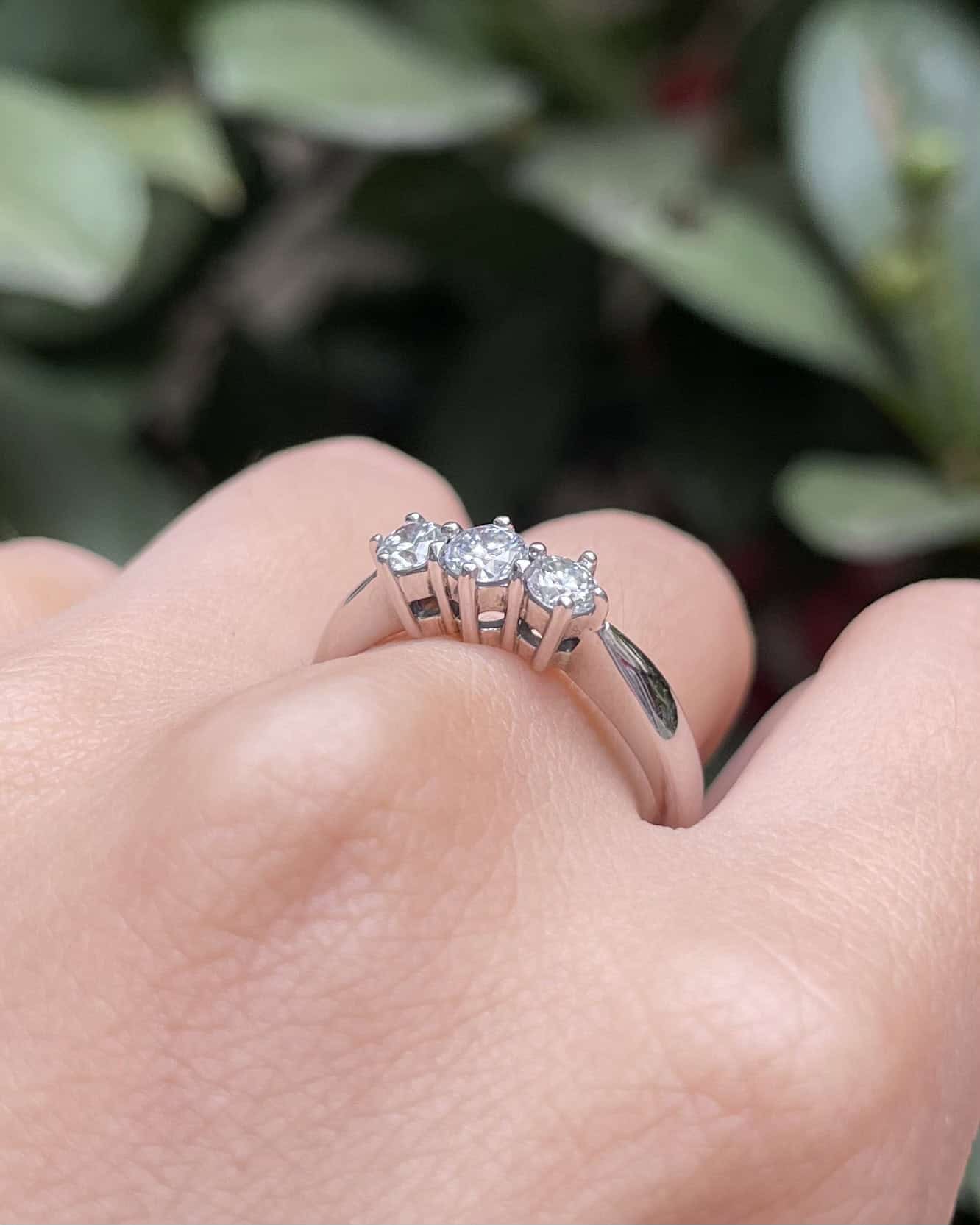 Bague Trilogie Diamants 0.40 carat "Eunji"