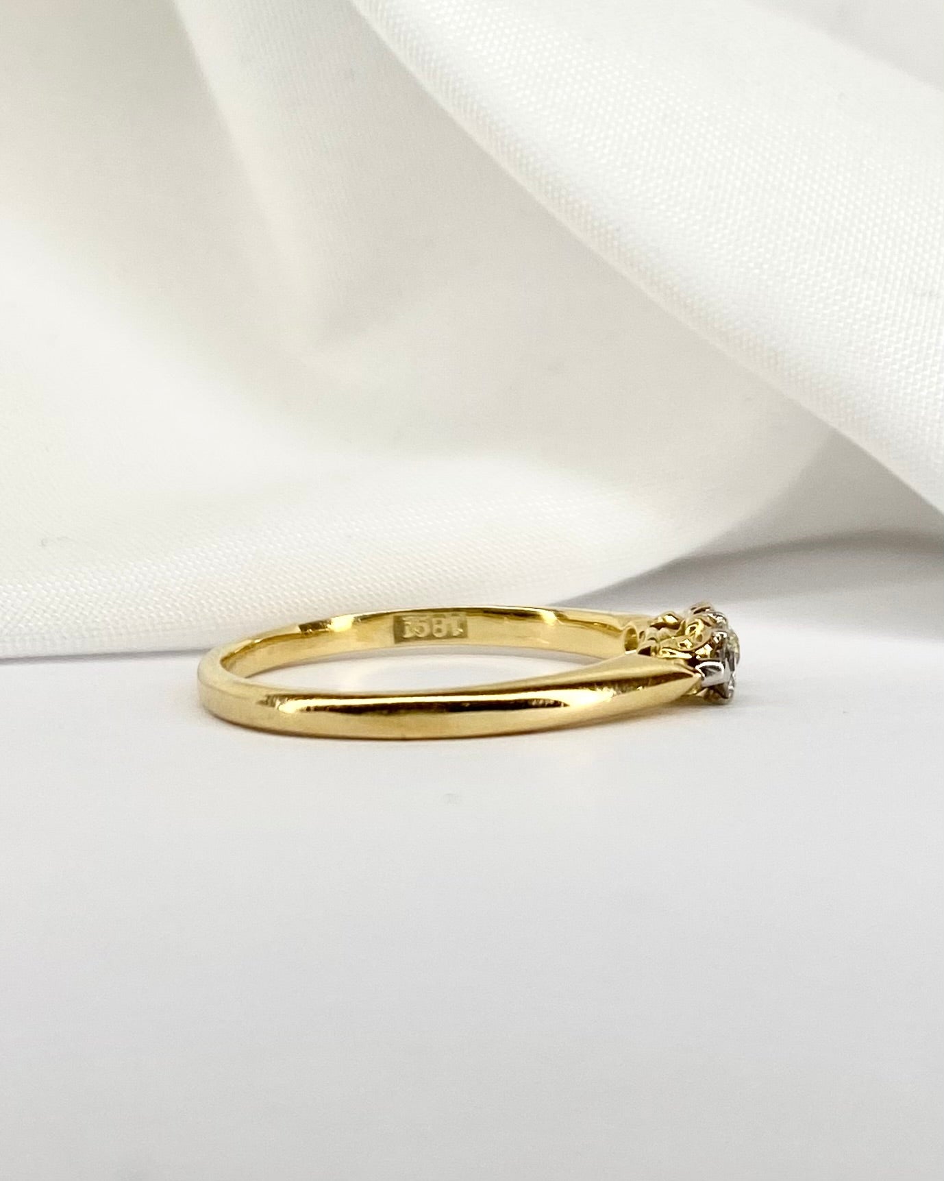 Bague Trilogie Diamants 0.21 carat "Erell" - Elliade Paris