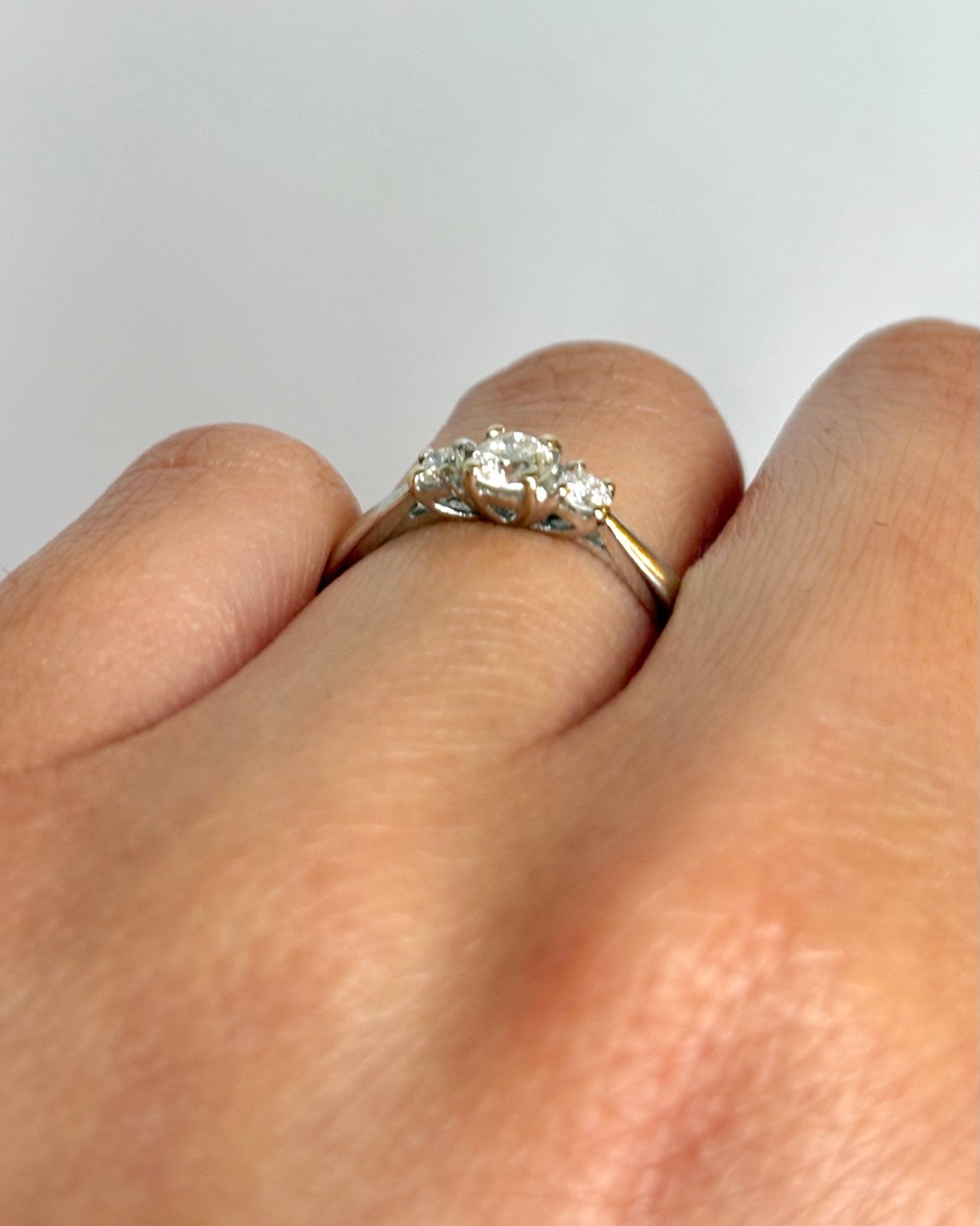 Bague Trilogie Diamants 0.30 carat "Kayla" - Elliade Paris
