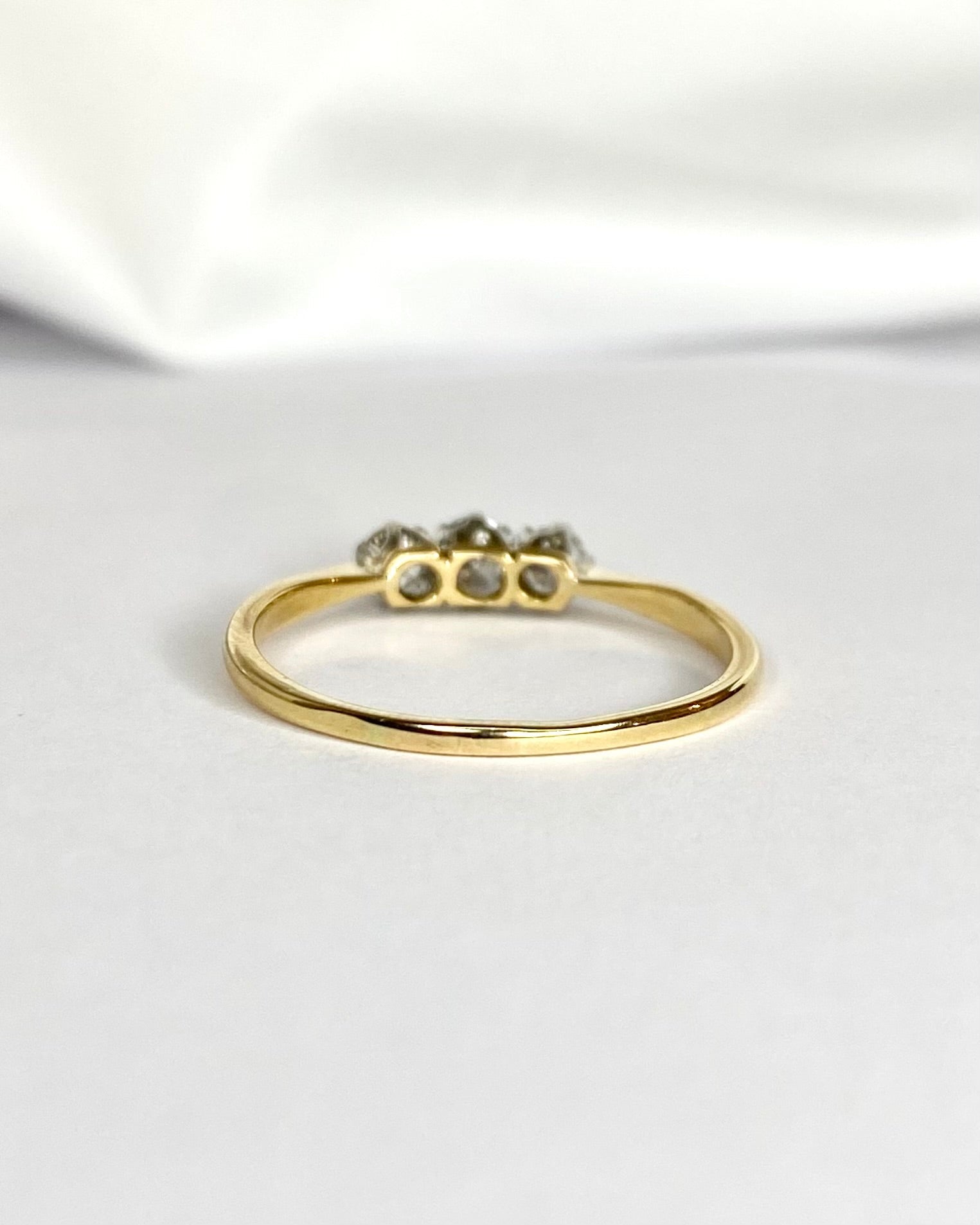 Bague Trilogie Diamants 0.31 carat "Delphine" - Elliade Paris