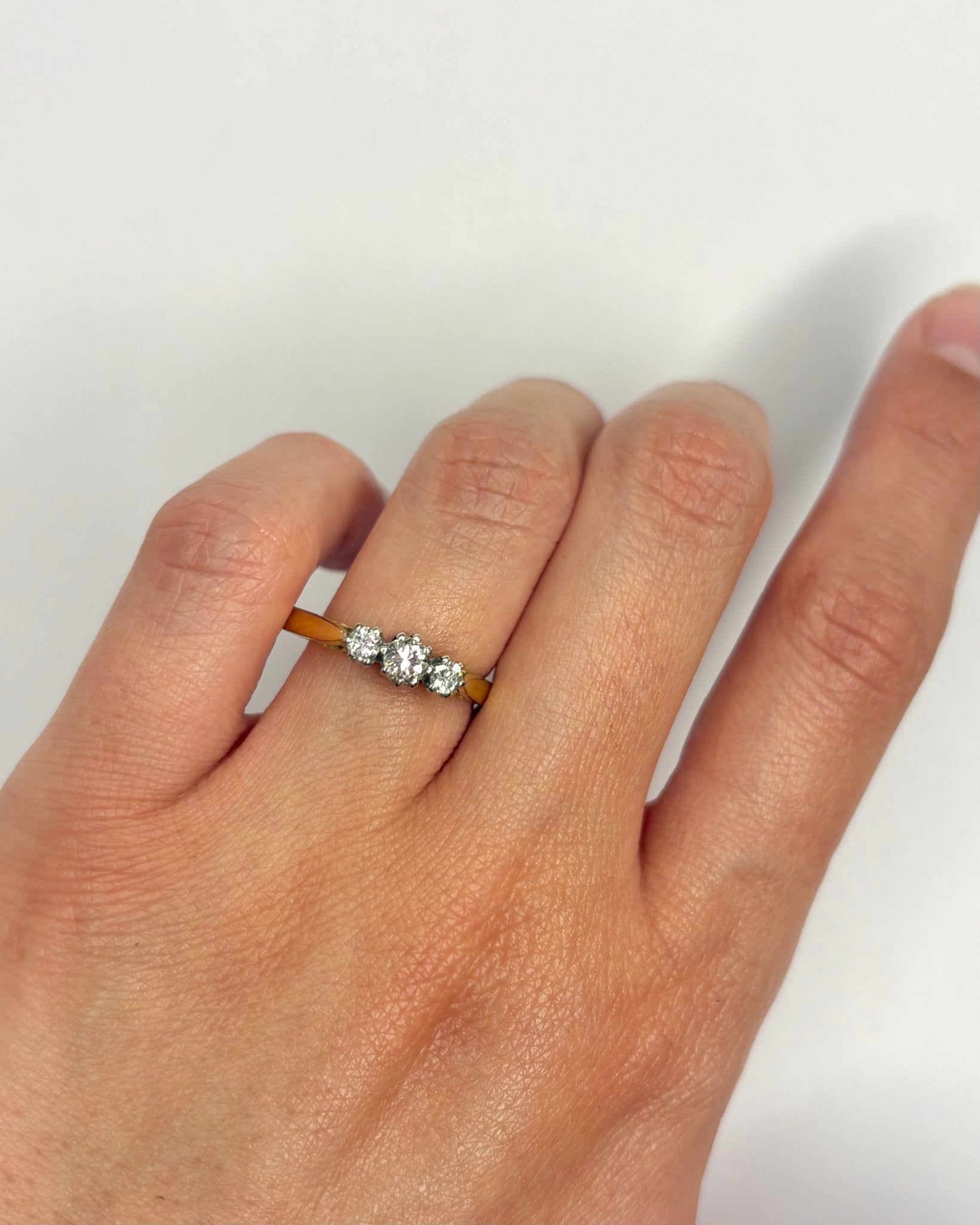 Bague Trilogie Diamants 0.34 carat "Asia" - Elliade Paris