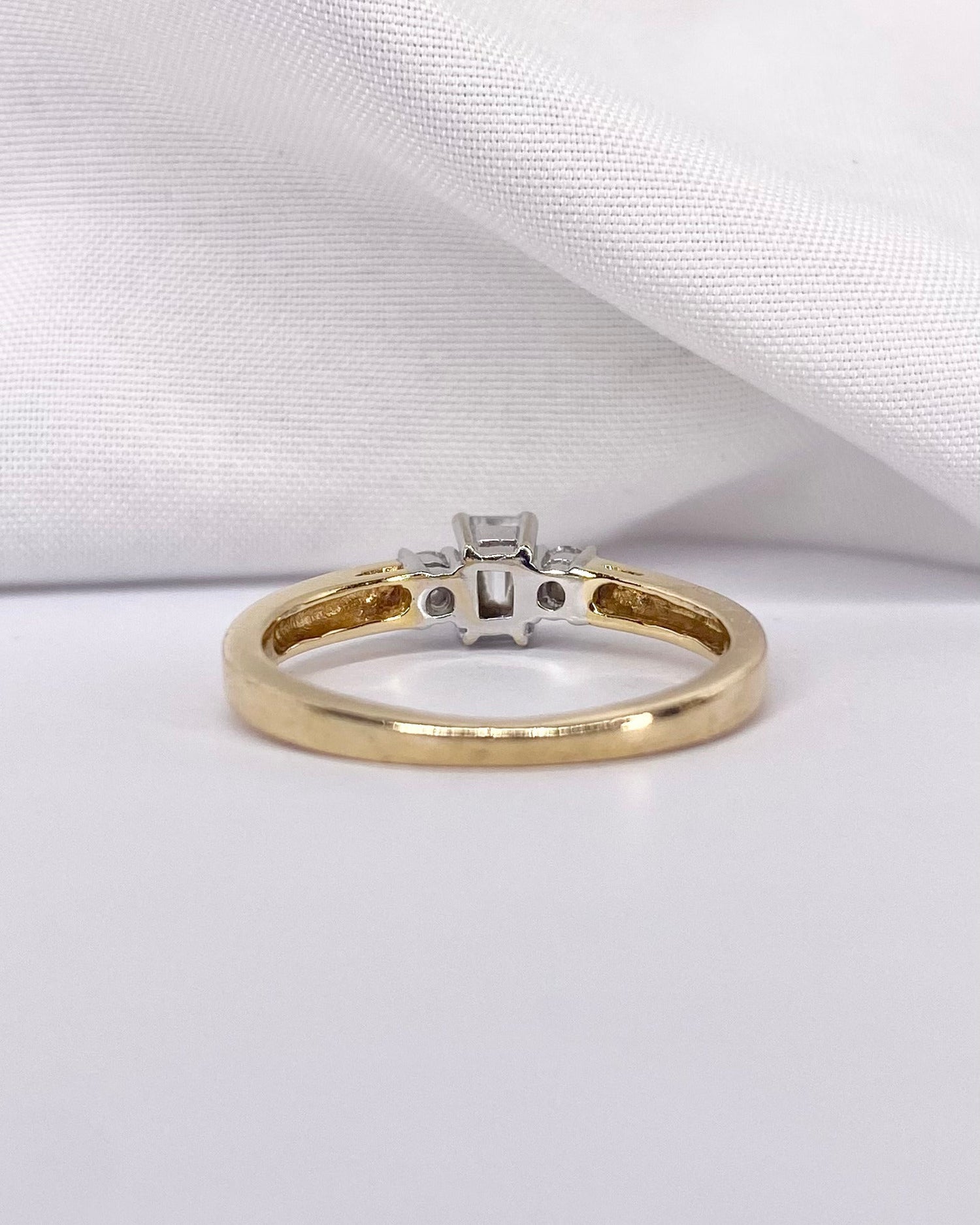 Bague Trilogie Diamants 0.36 carat "Jasmine" - Elliade Paris