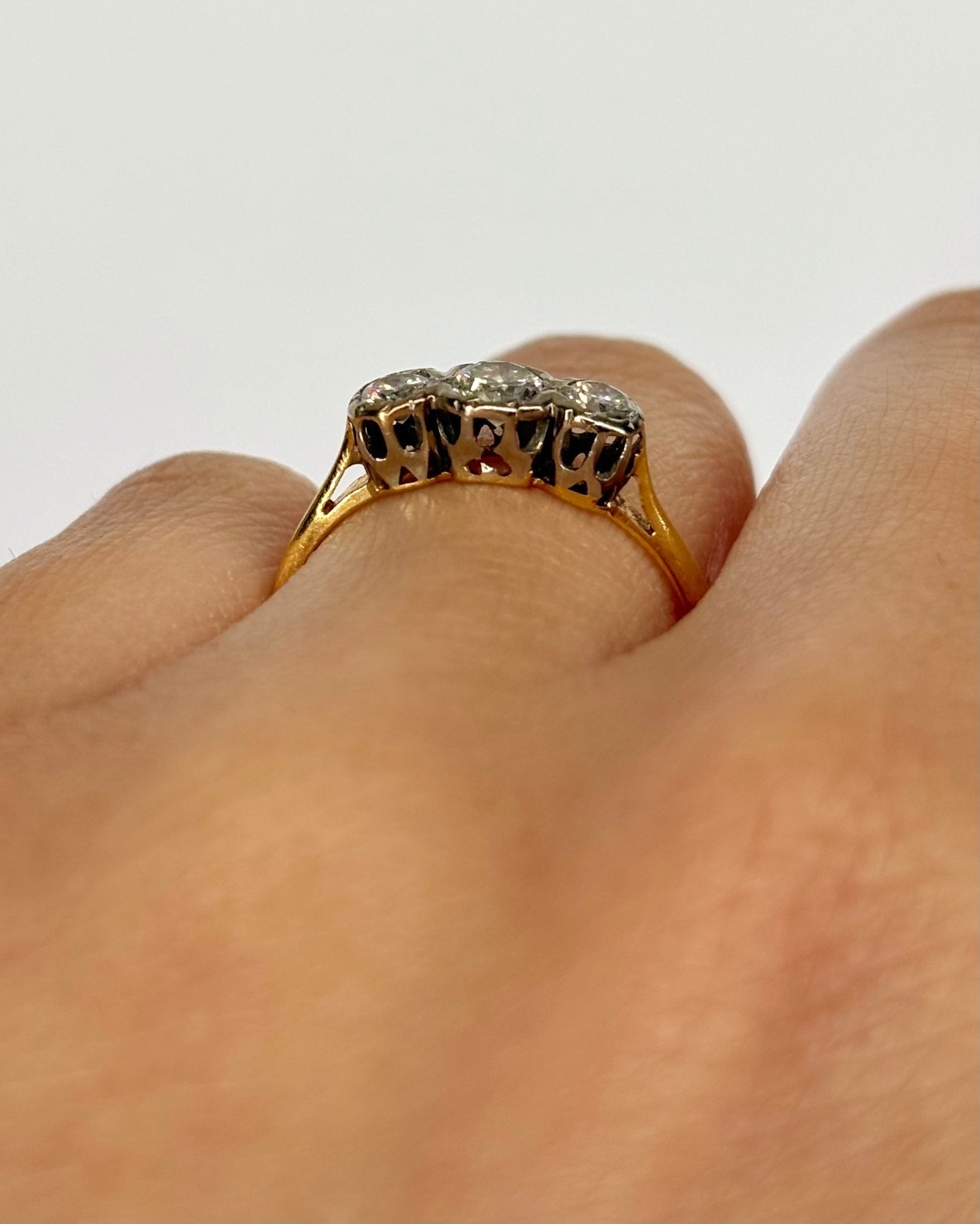 Bague Trilogie Diamants 0.40 carat "Ange" - Elliade Paris