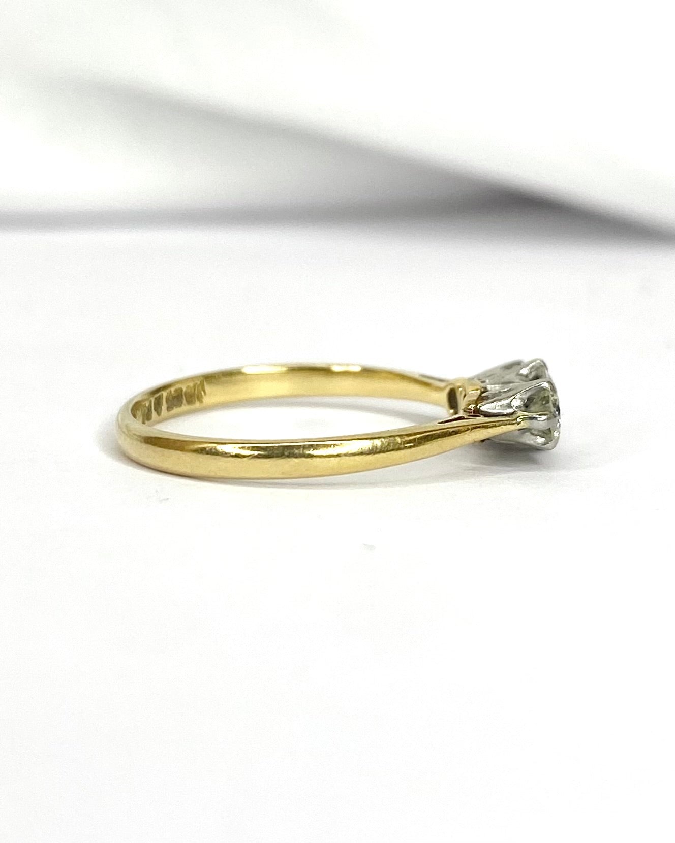 Bague Trilogie Diamants 0.43 carat "Camélia" - Elliade Paris