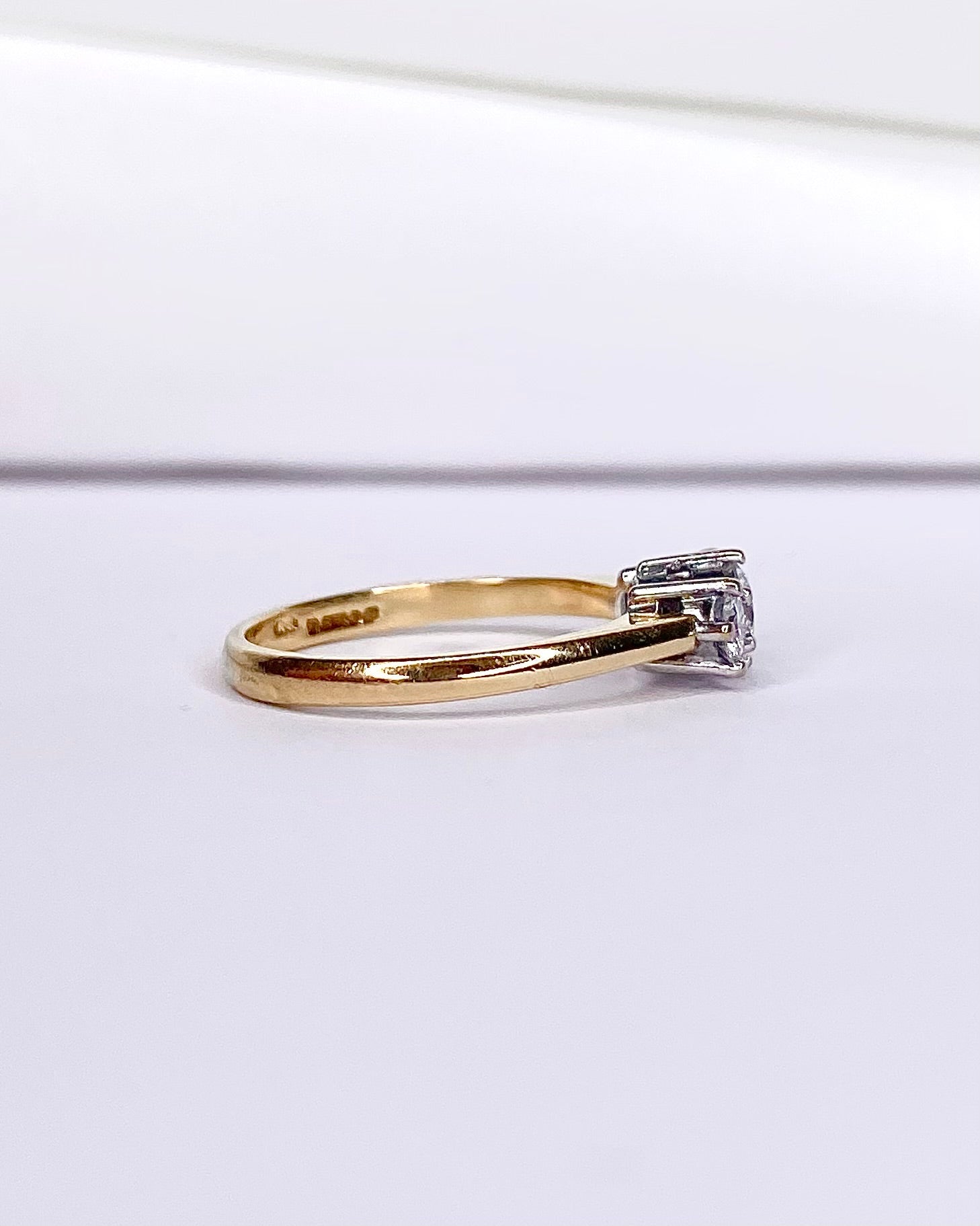 Bague Trilogie Diamants 0.50 carat "Lia" - Elliade Paris