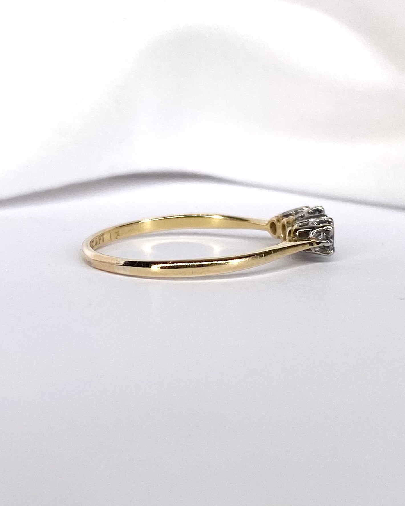 Bague Trilogie Diamants 0.55 carat "Camille" - Elliade Paris