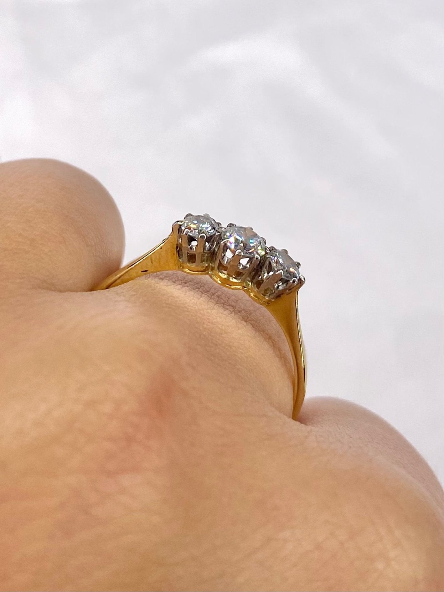 Bague Trilogie Diamants 0.55 carat "Camille" - Elliade Paris