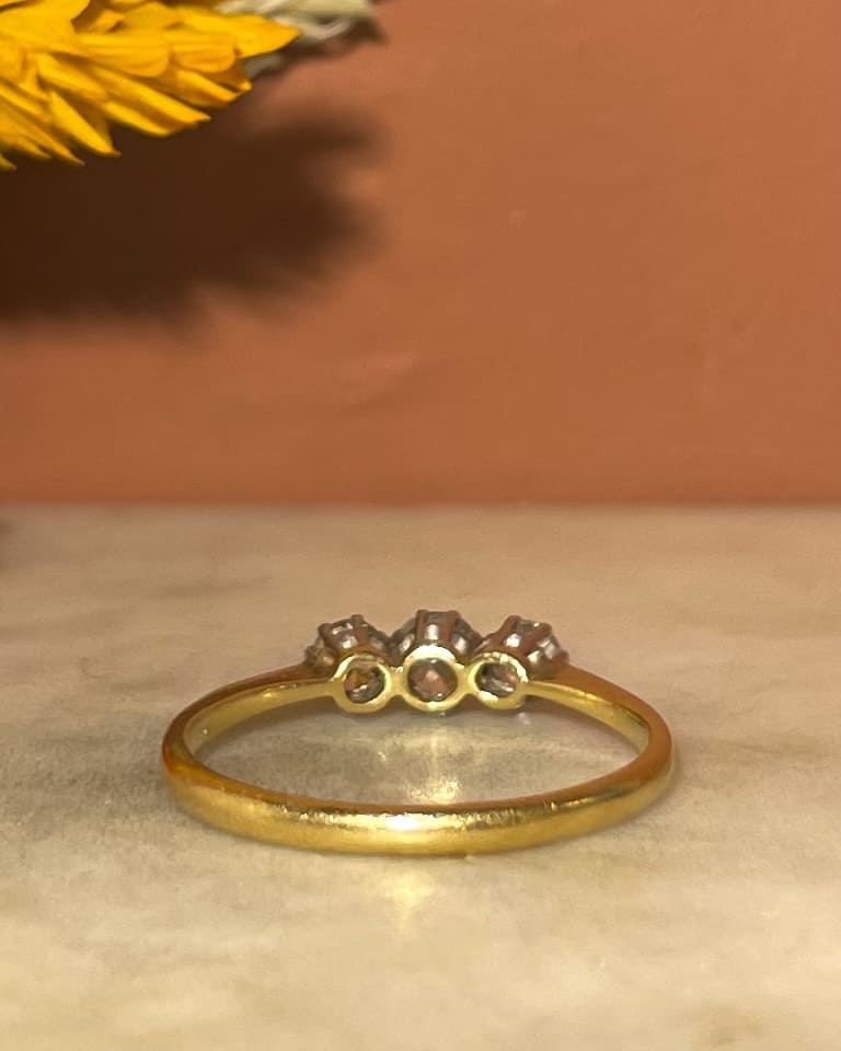 Bague Trilogie Diamants 0.55 carat "Theresa" - Elliade Paris