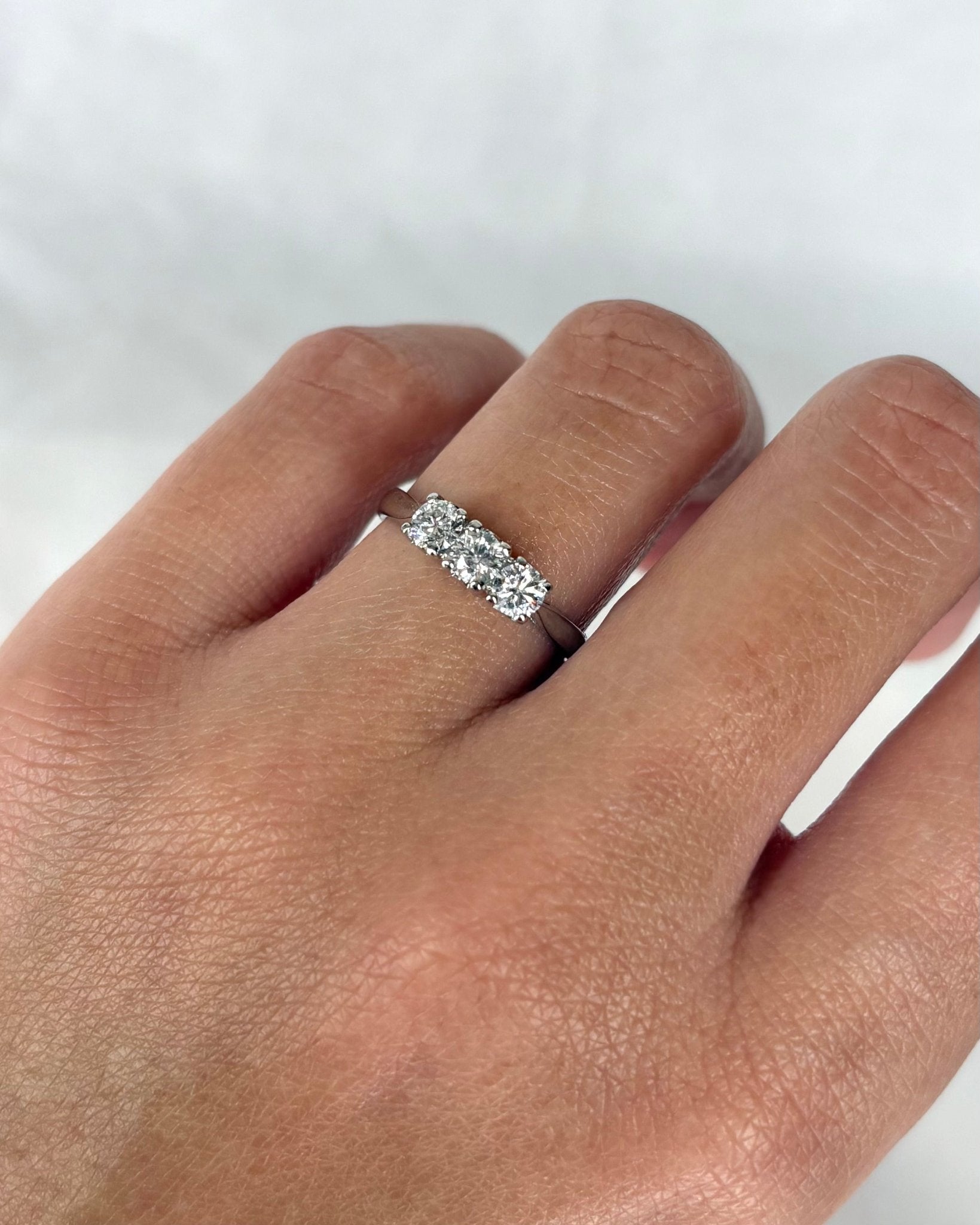 Bague Trilogie Diamants 0.57 carat "Paloma" - Elliade Paris