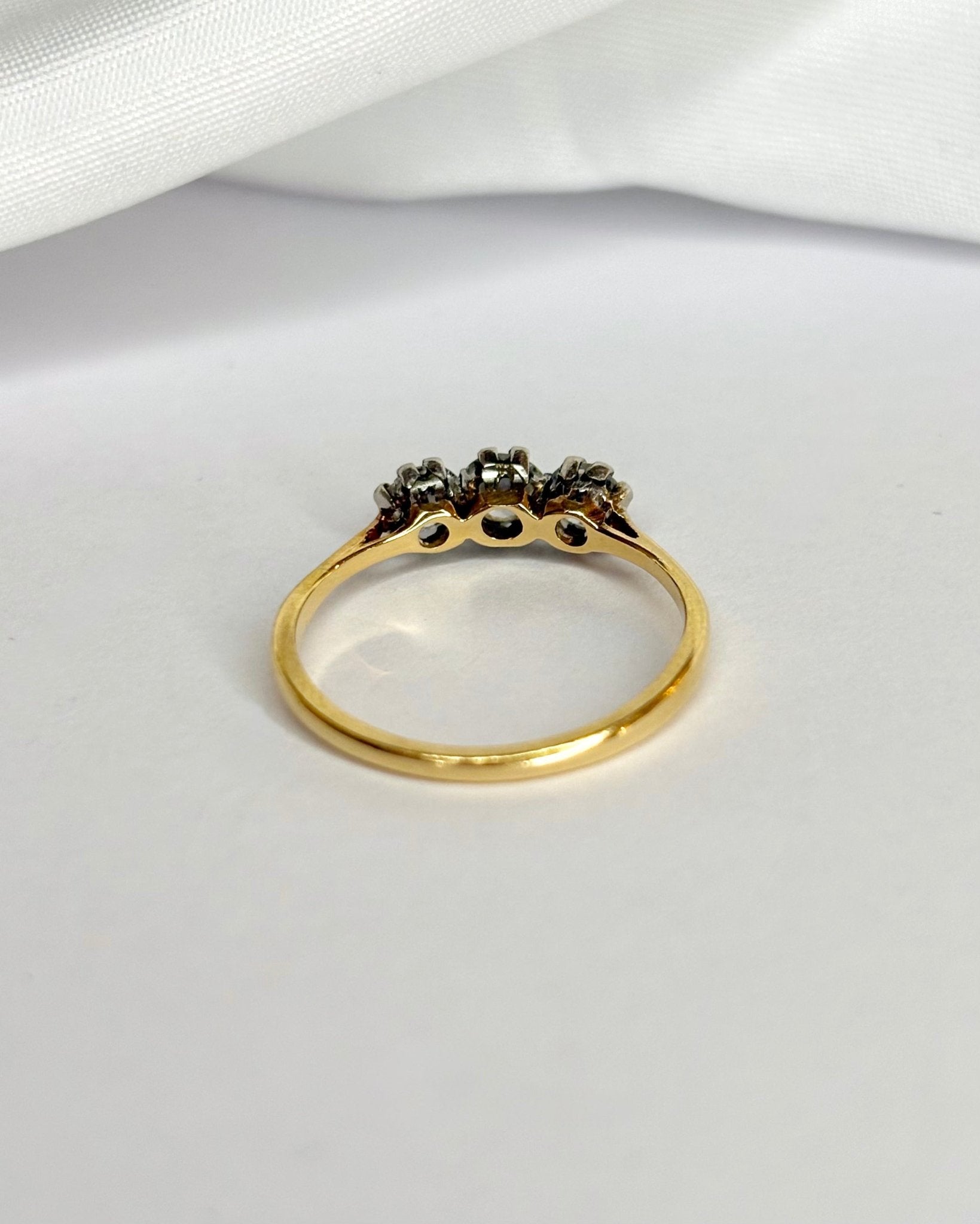 Bague Trilogie Diamants 0.68 carat "Lydiane" - Elliade Paris