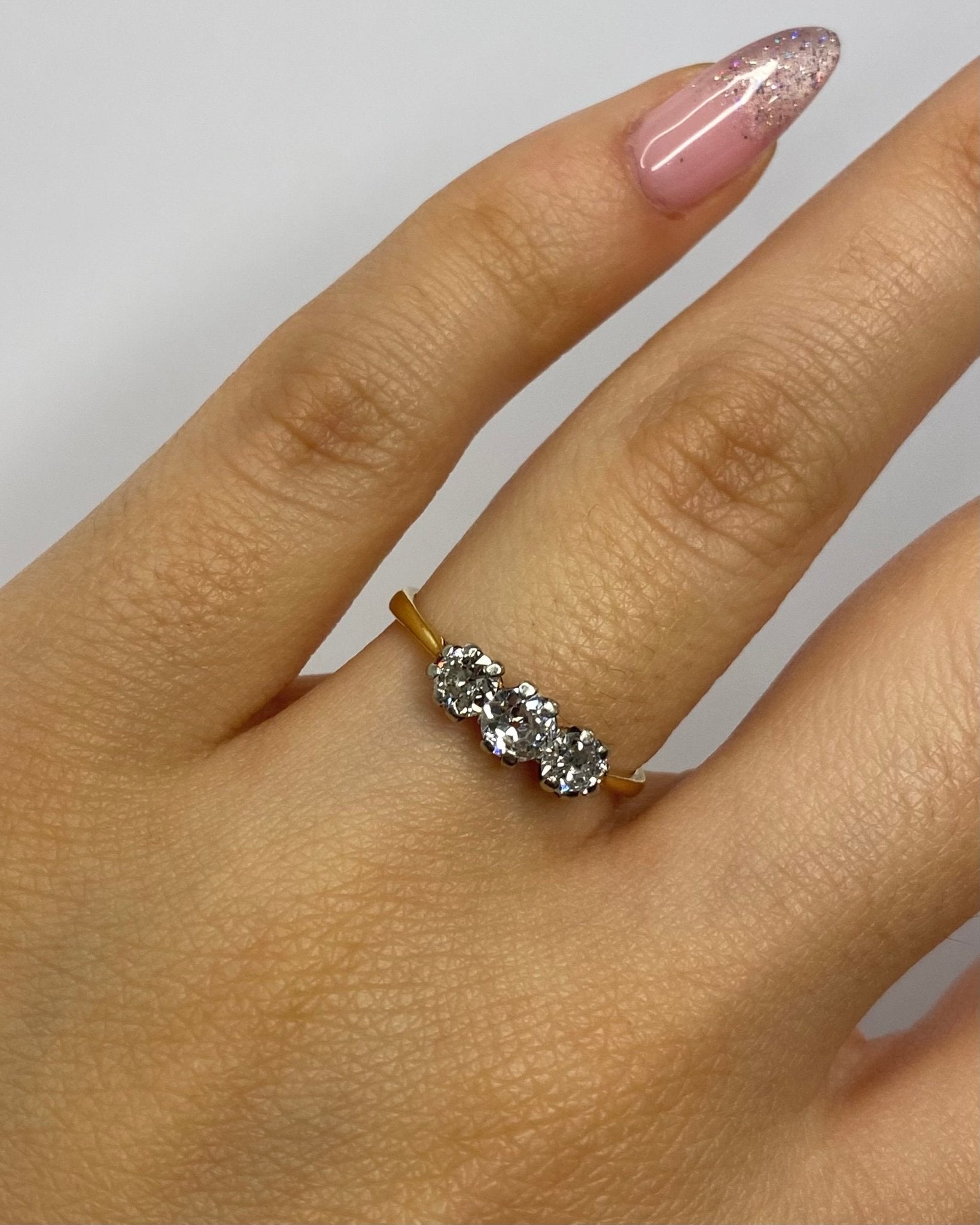 Bague Trilogie Diamants 0.68 carat "Lydiane" - Elliade Paris