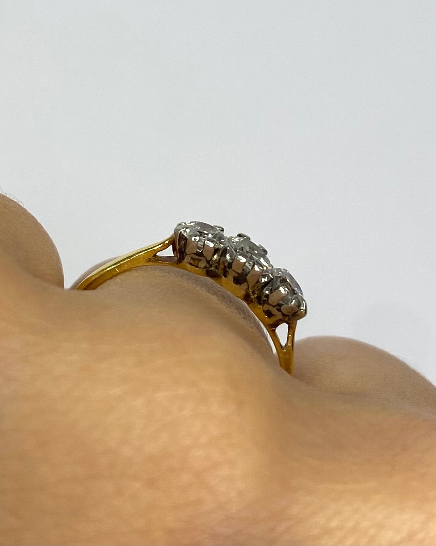 Bague Trilogie Diamants 0.68 carat "Lydiane" - Elliade Paris