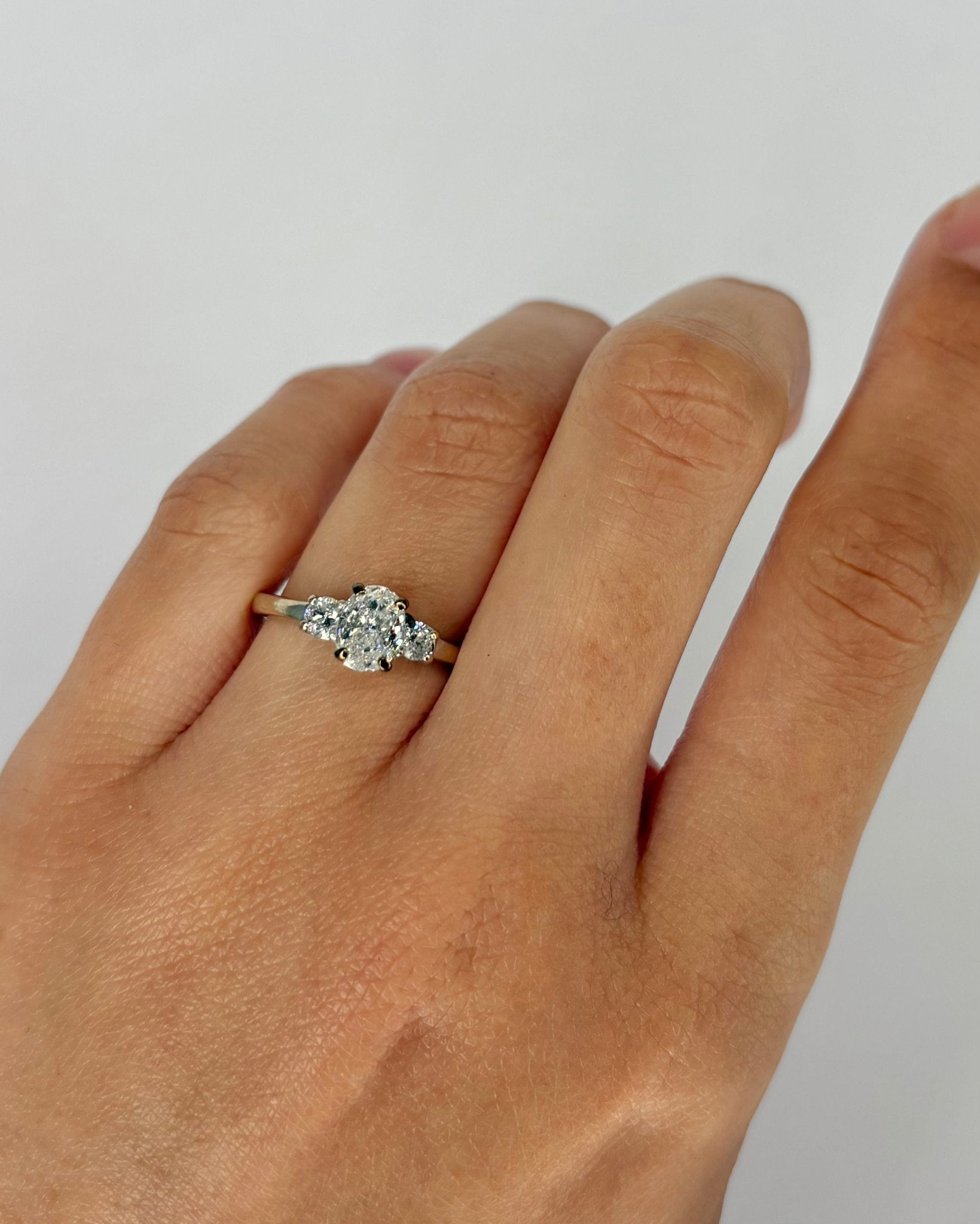 Bague Trilogie Diamants 0.89 carat "Chérine" - Elliade Paris