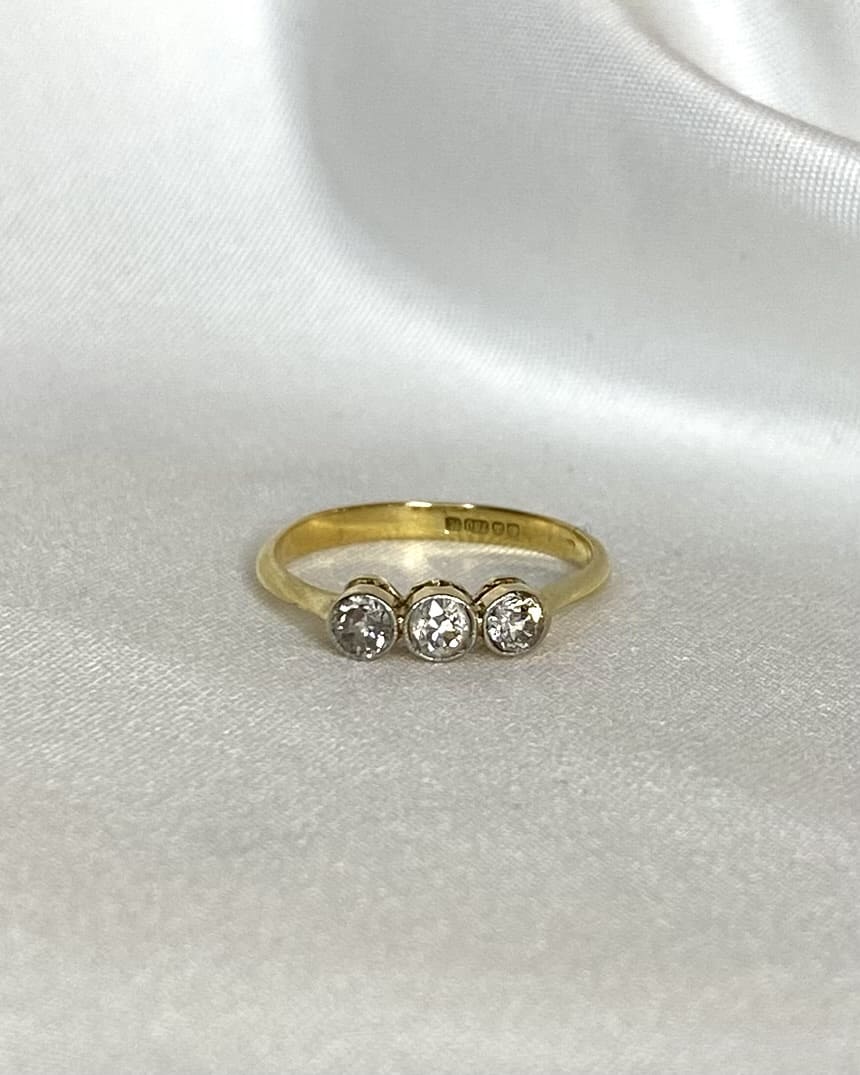 Bague Trilogie Diamants "Olga " - Elliade Paris