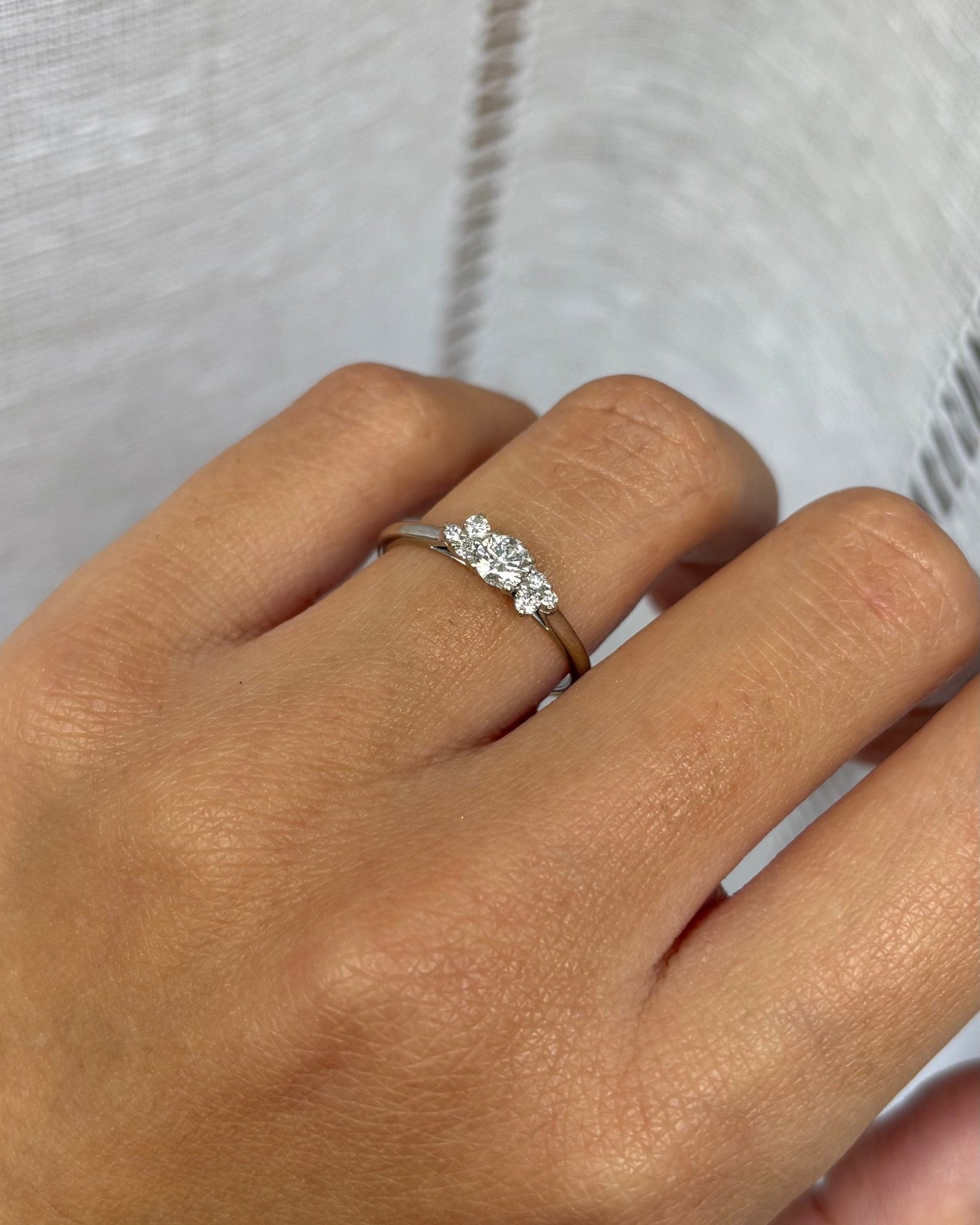 Bague Trilogie Diamants "Valentine" - Elliade Paris